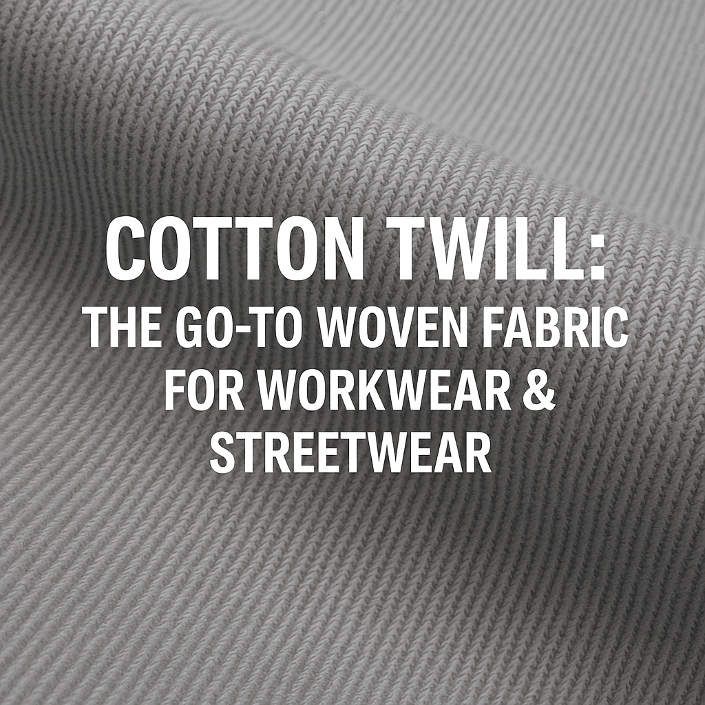 Cotton Twill: The Go-To Woven Fabric for Workwear & Streetwear