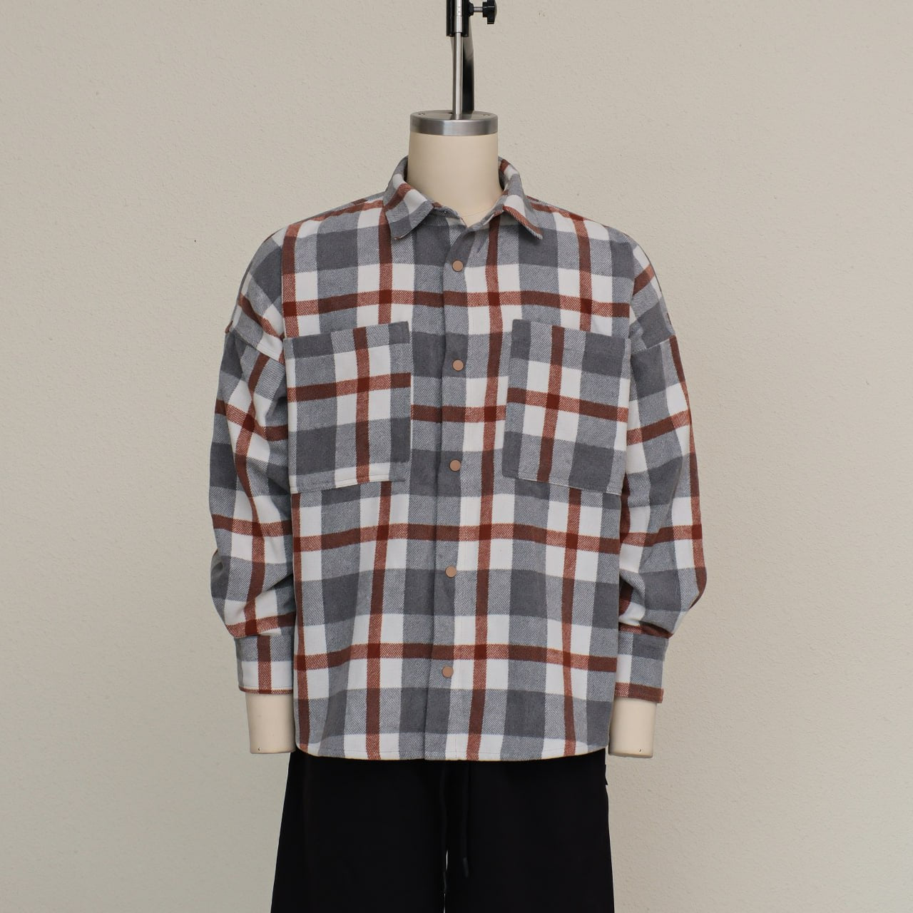 OEM Men Casual Shirt β Regular Fit with Custom Print/Embroidery