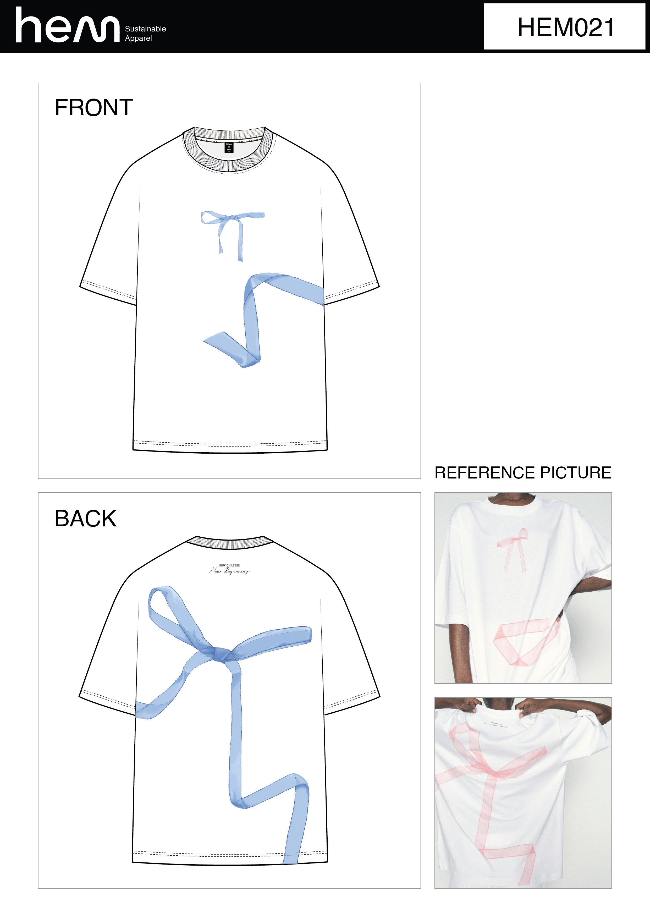 WOMEN T-SHIRT HEM021