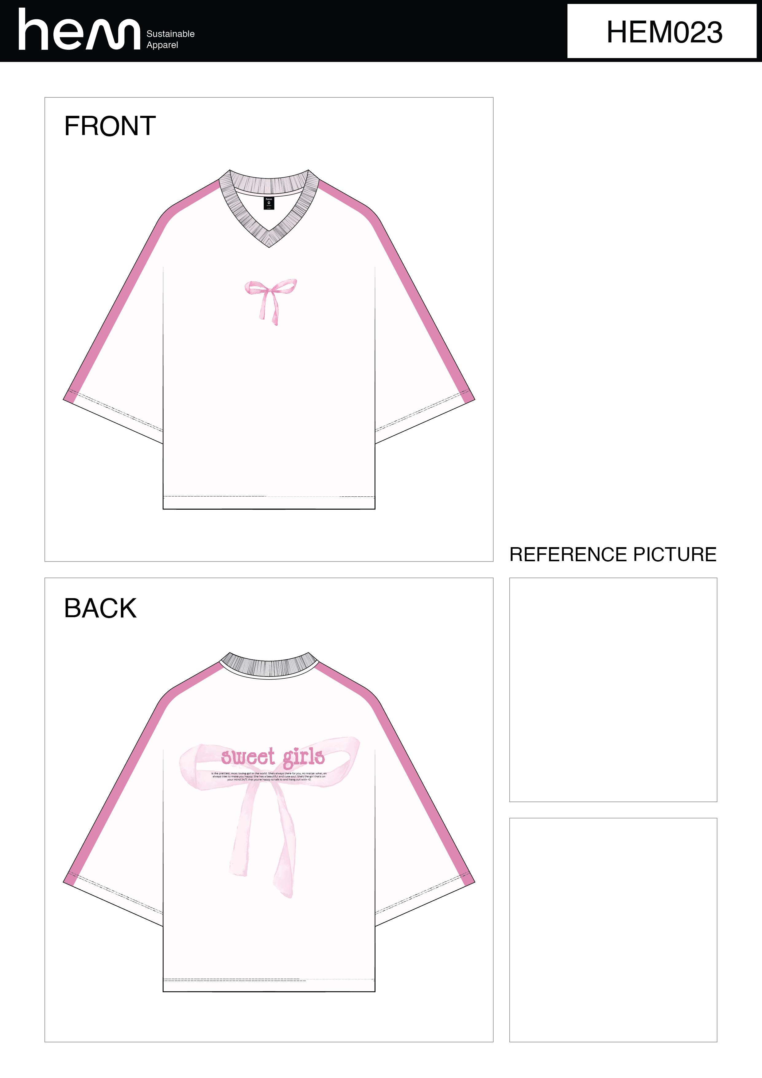 WOMEN T-SHIRT HEM0223