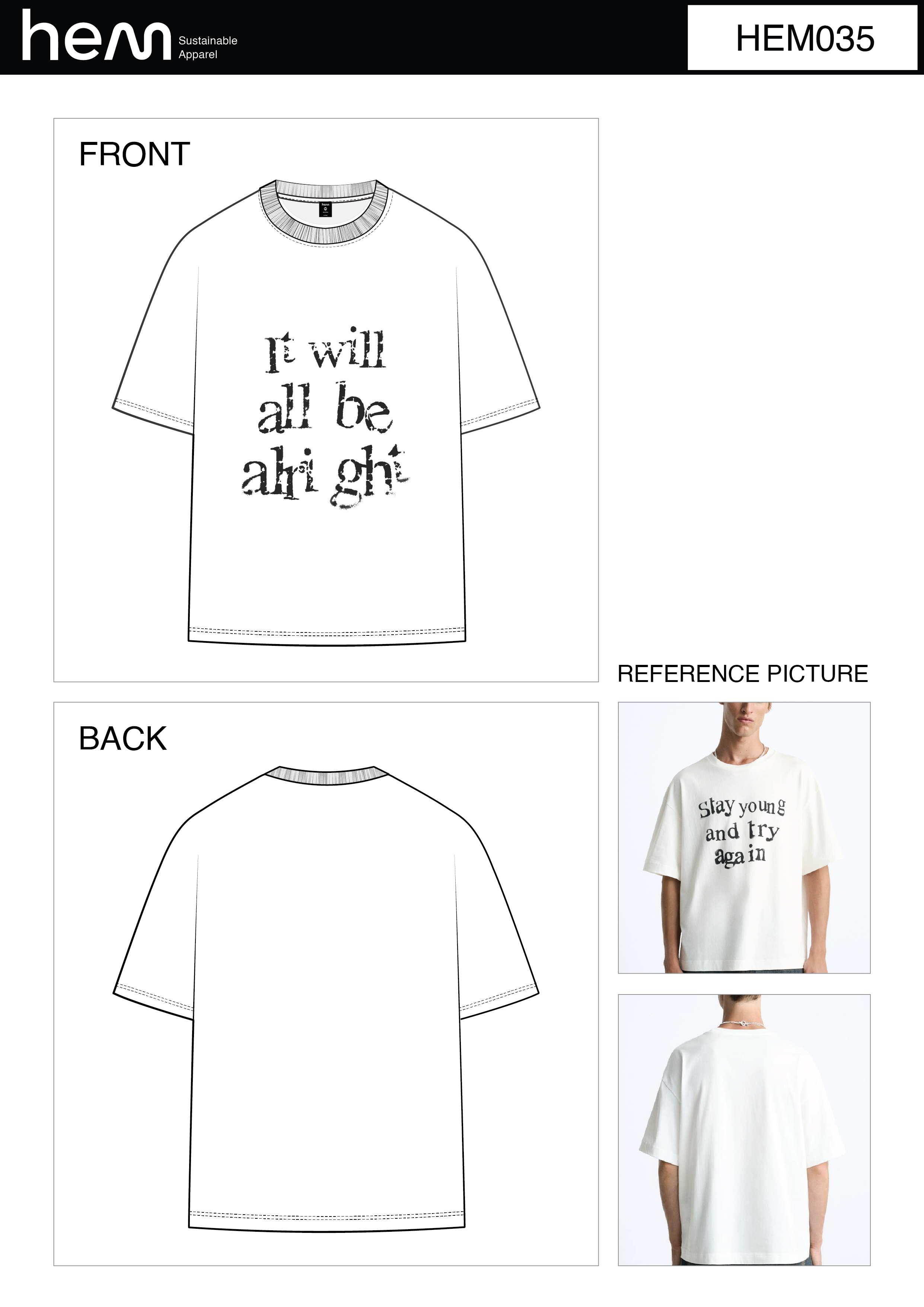 T-SHIRT HEM035
