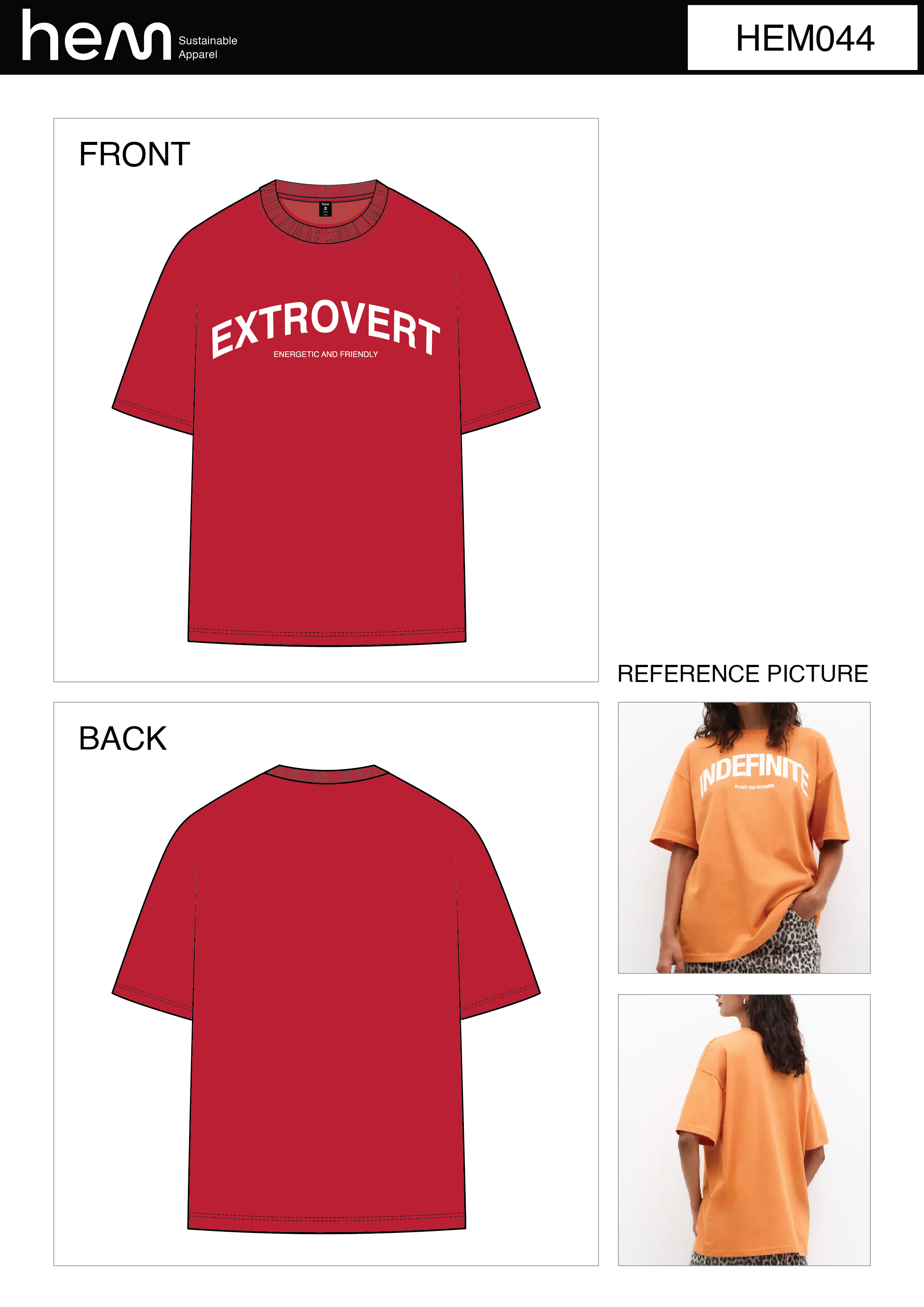 T-SHIRT HEM044