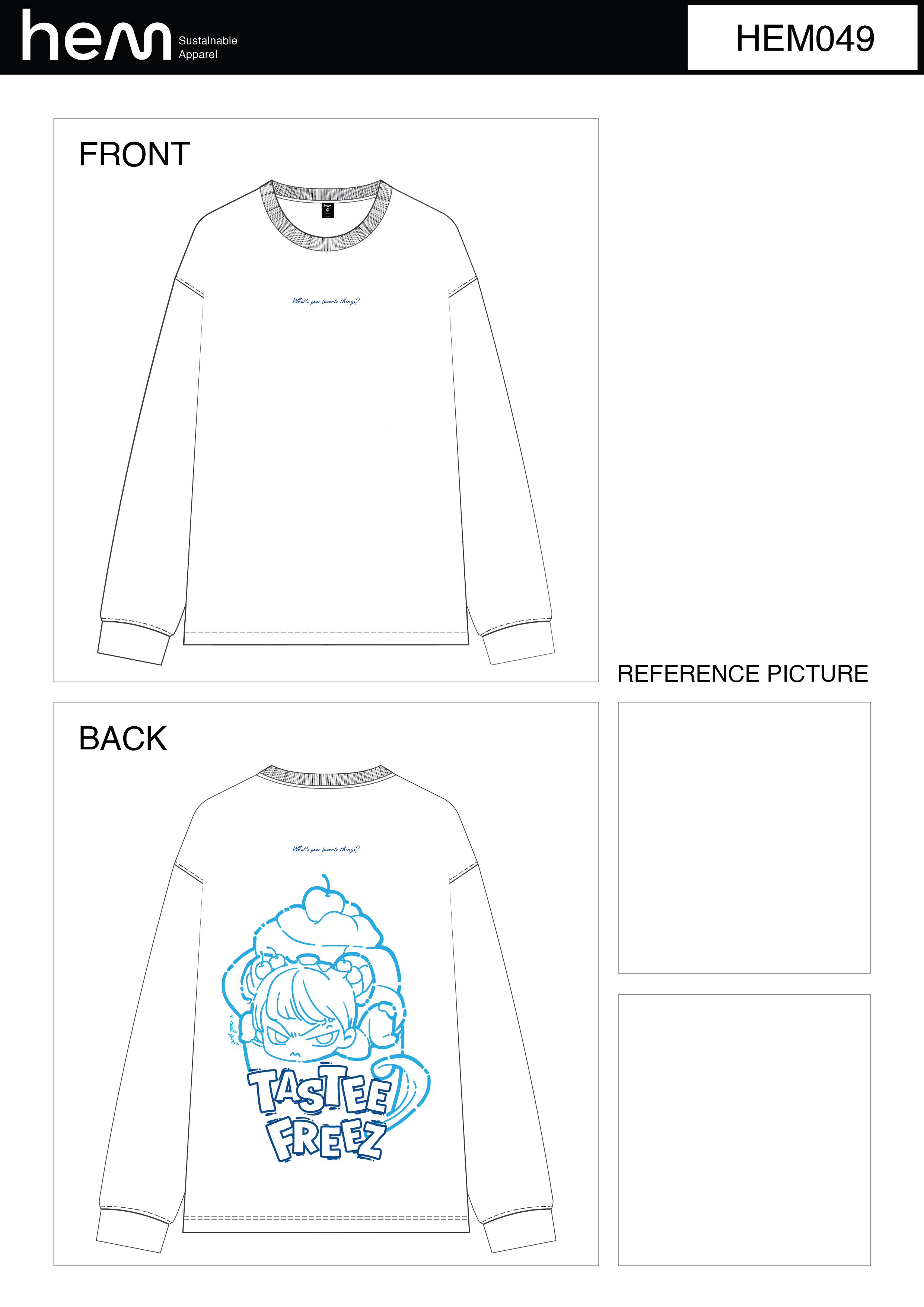 WOMEN T-SHIRT HEM049