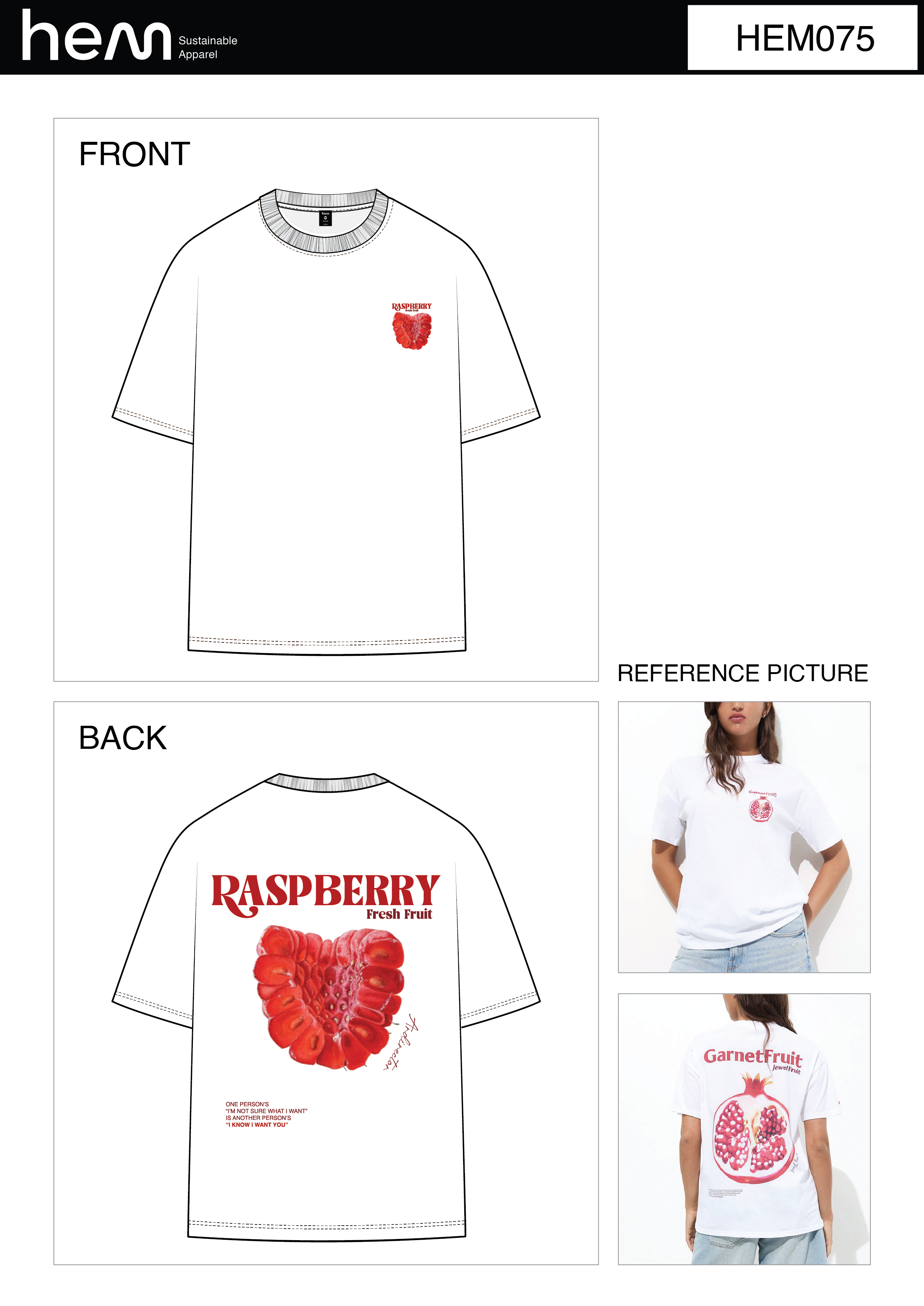 T-SHIRT HEM075