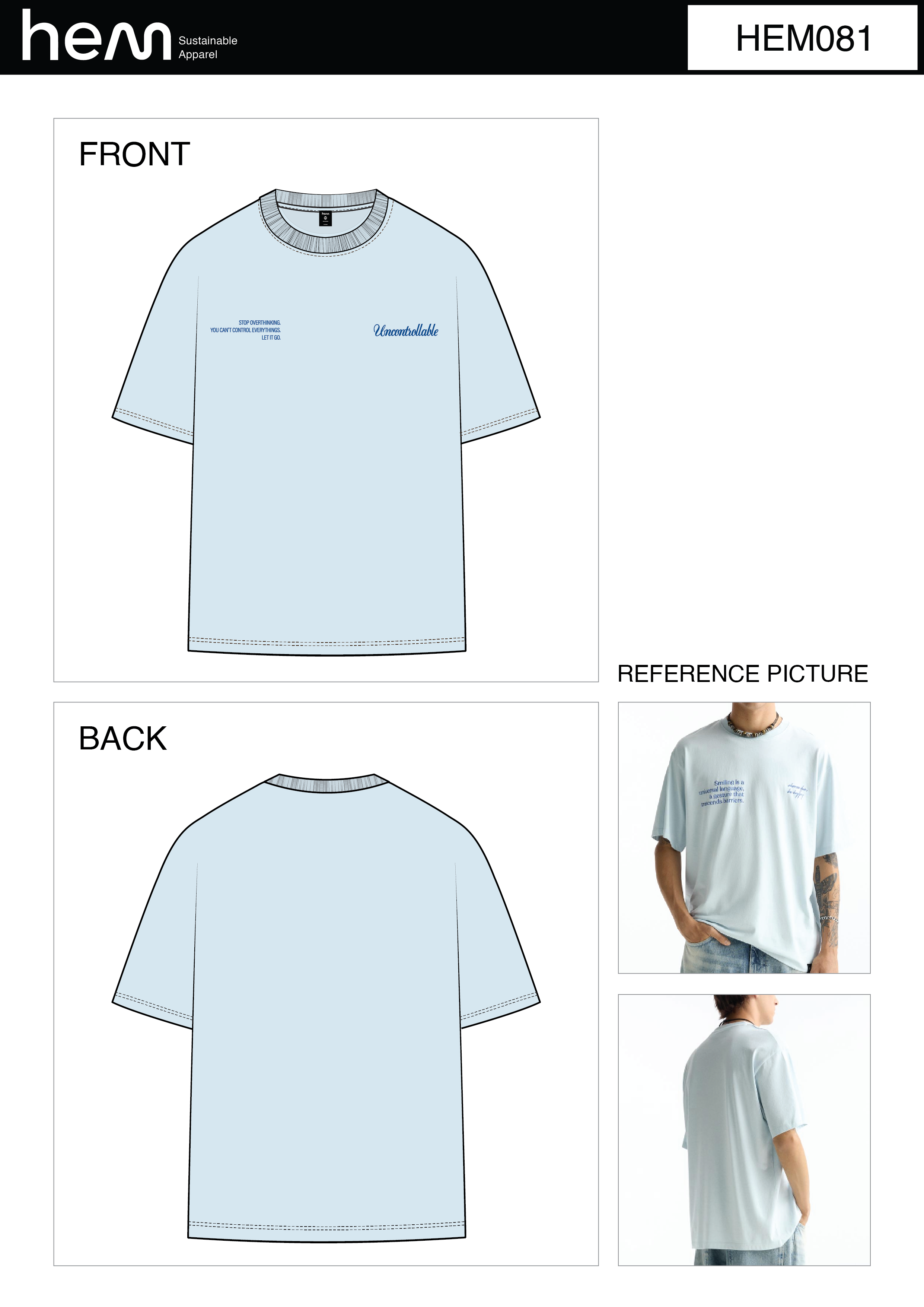 T-SHIRT HEM081