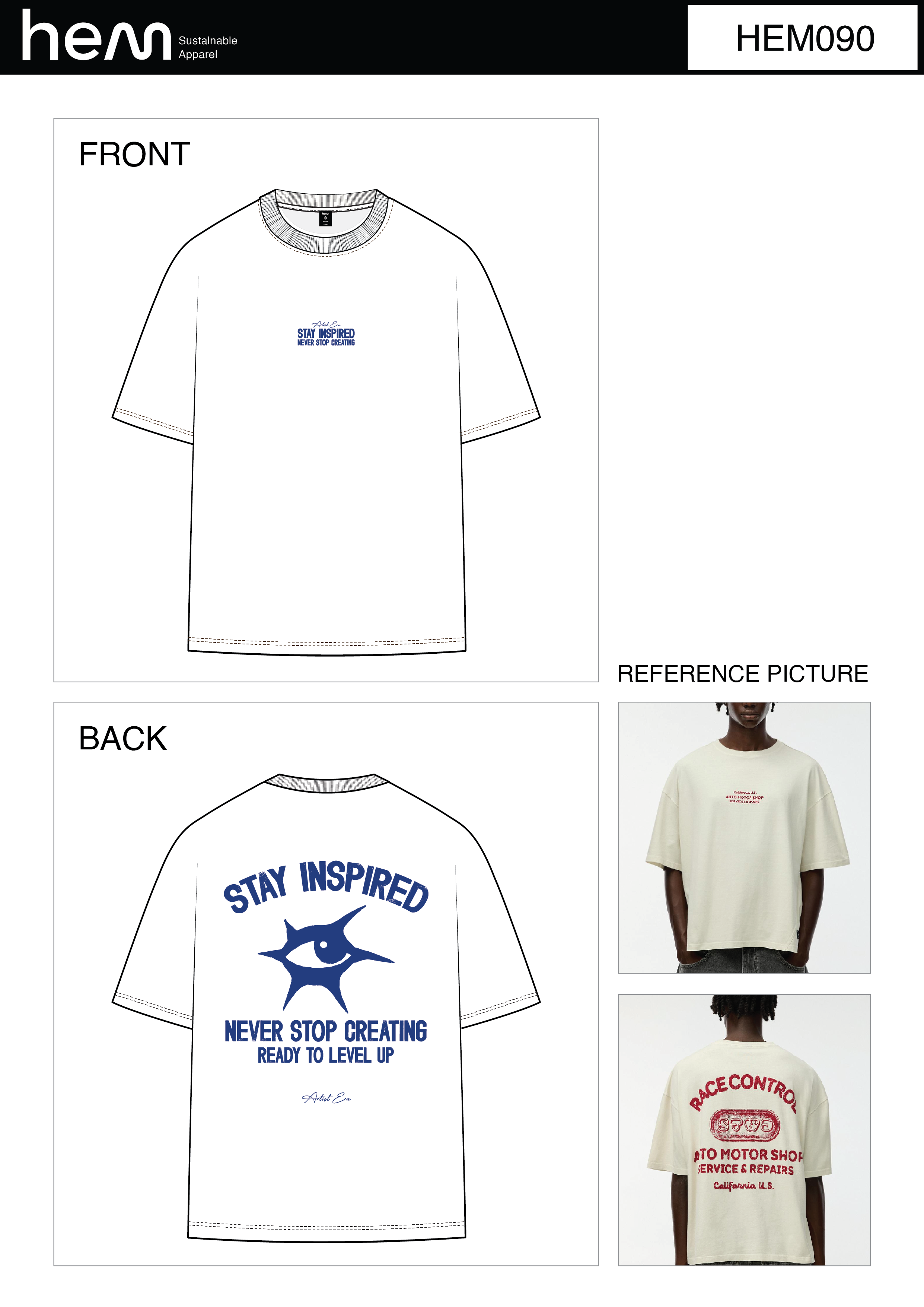 T-SHIRT HEM090