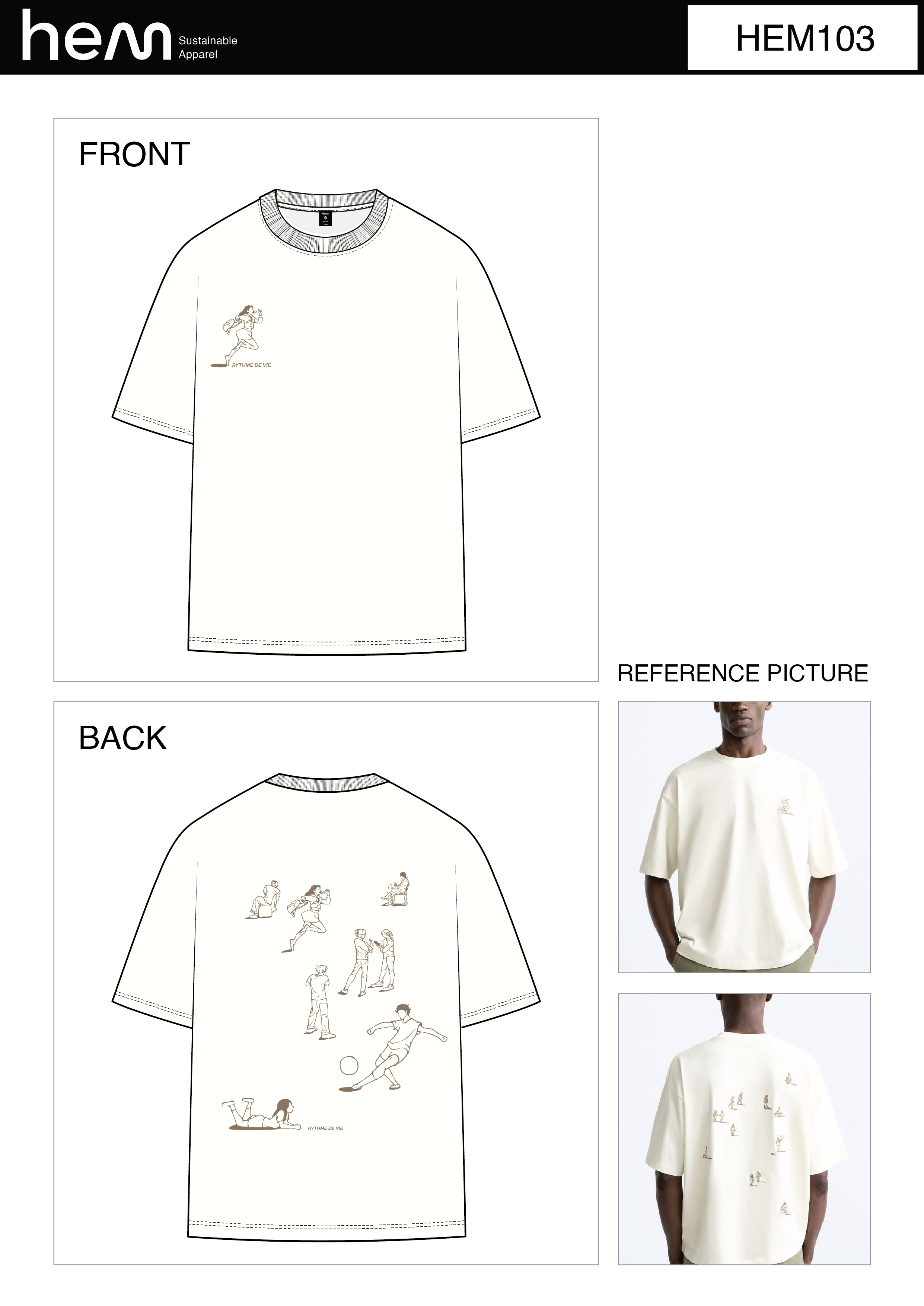 T-SHIRT HEM103