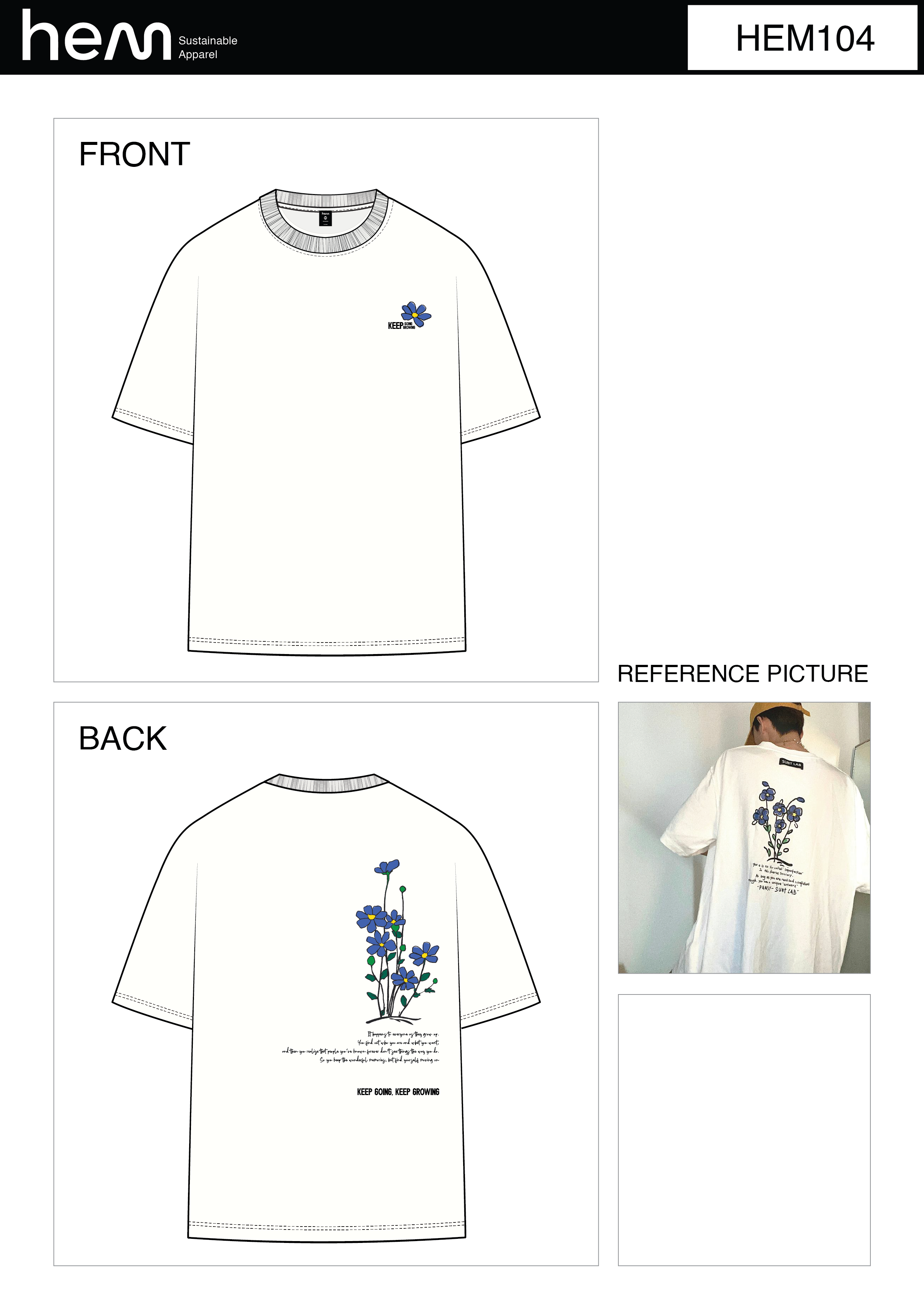 T-SHIRT HEM104