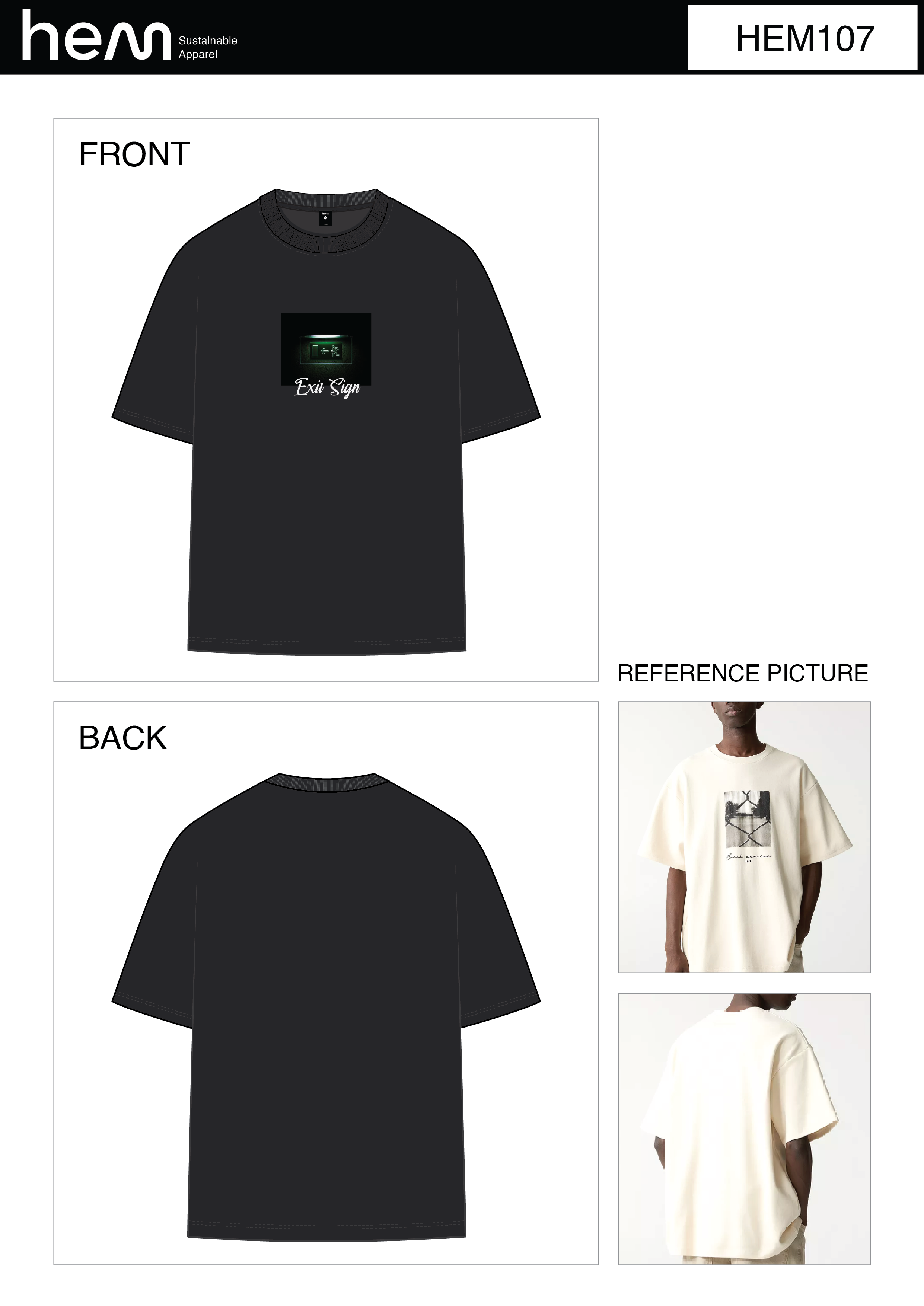 T-SHIRT HEM107