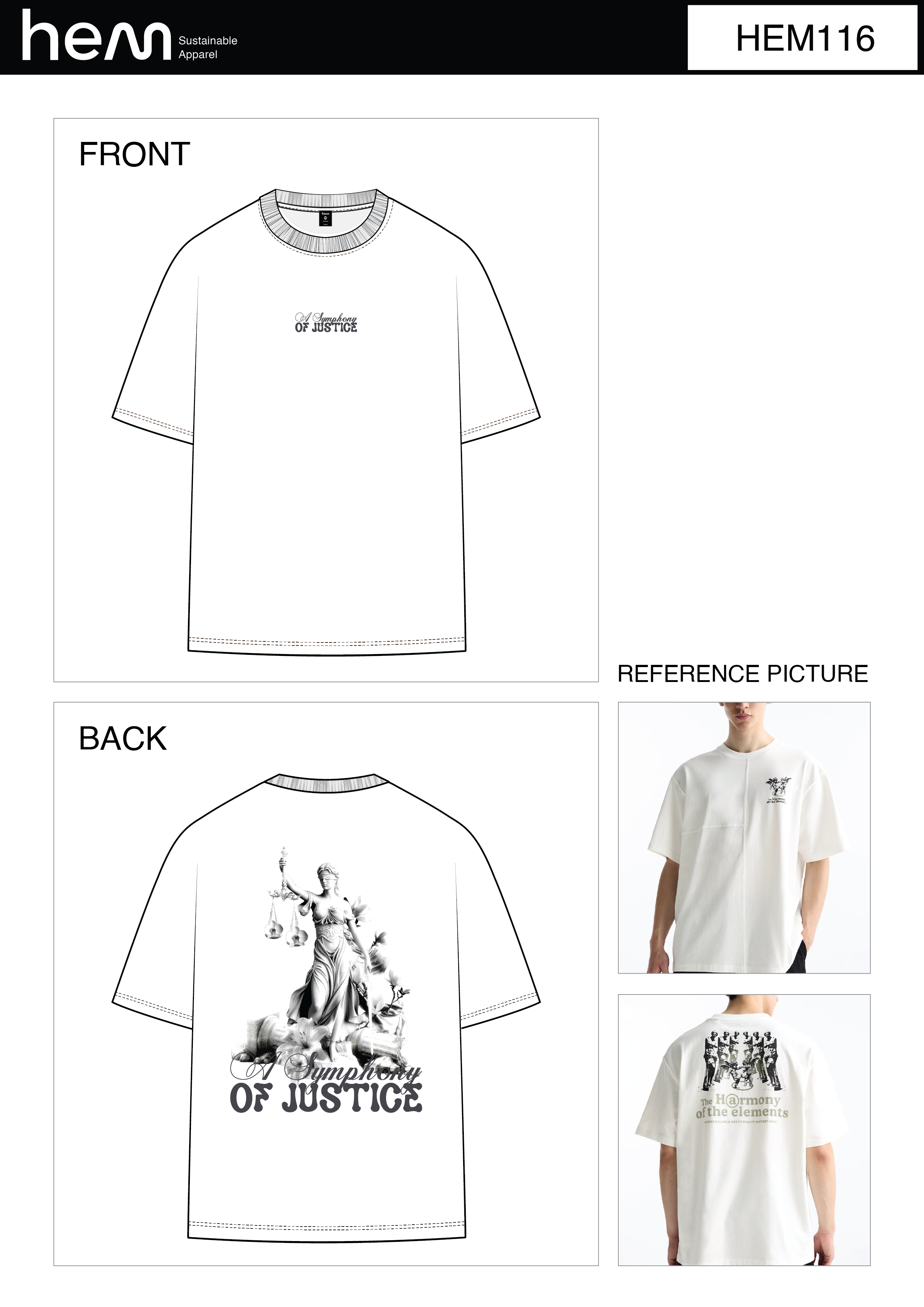 T-SHIRT HEM116