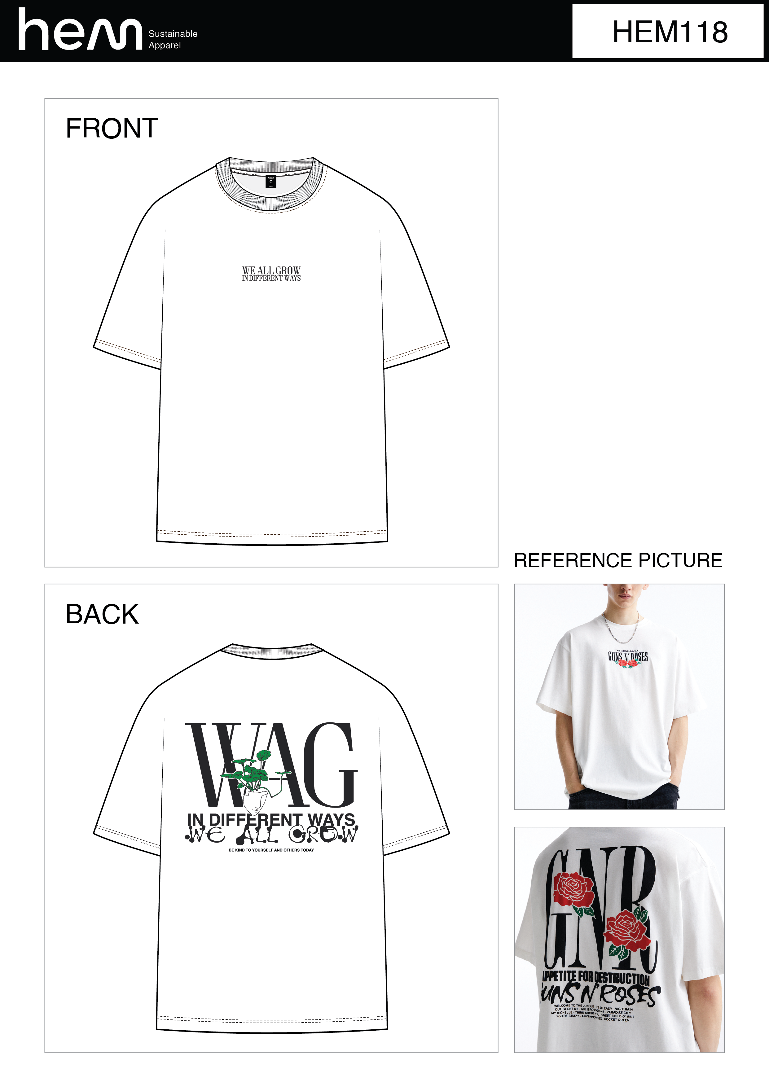 T-SHIRT HEM118