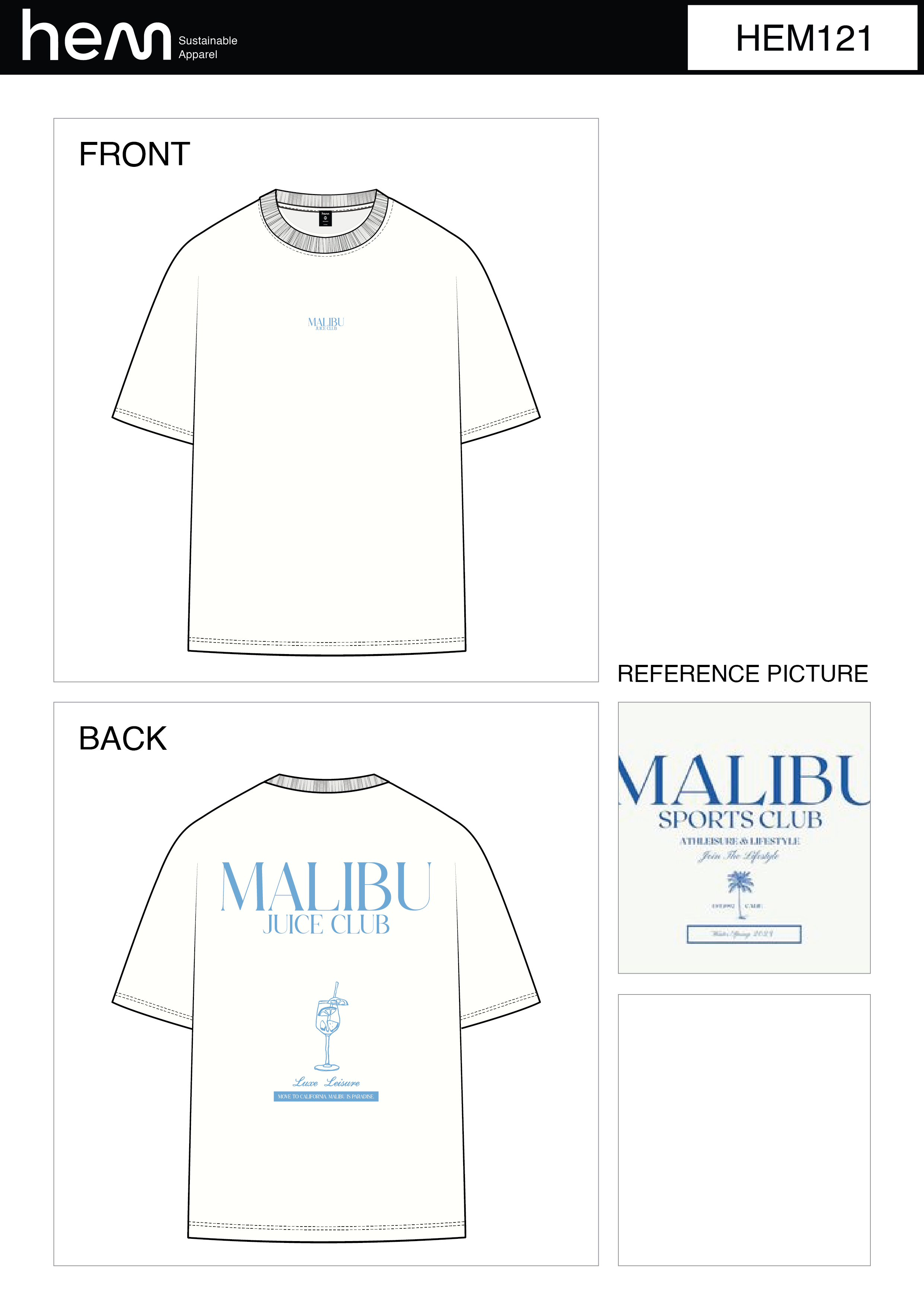 T-SHIRT HEM121