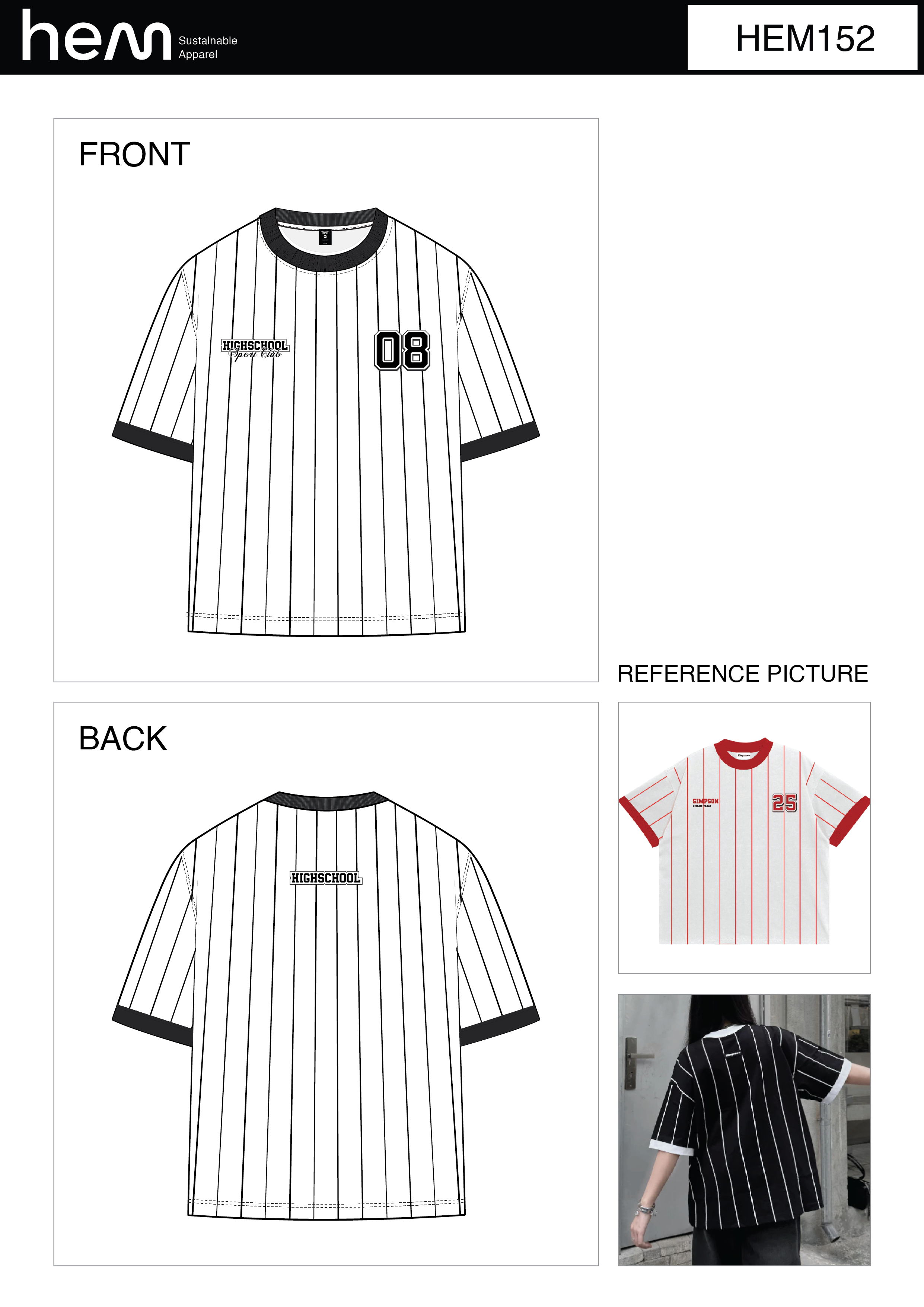 T-SHIRT HEM152