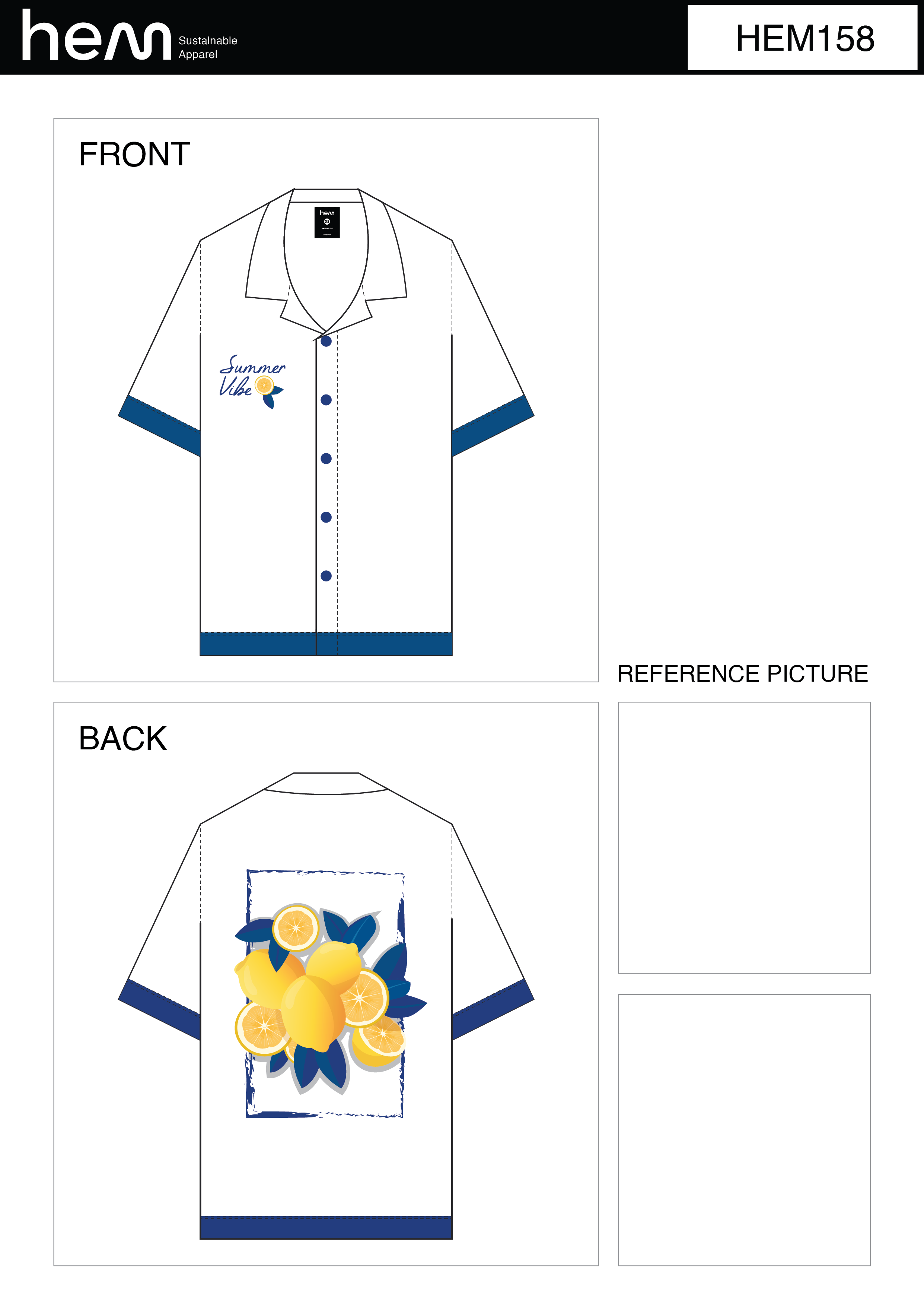 MEN SHIRT HEM158