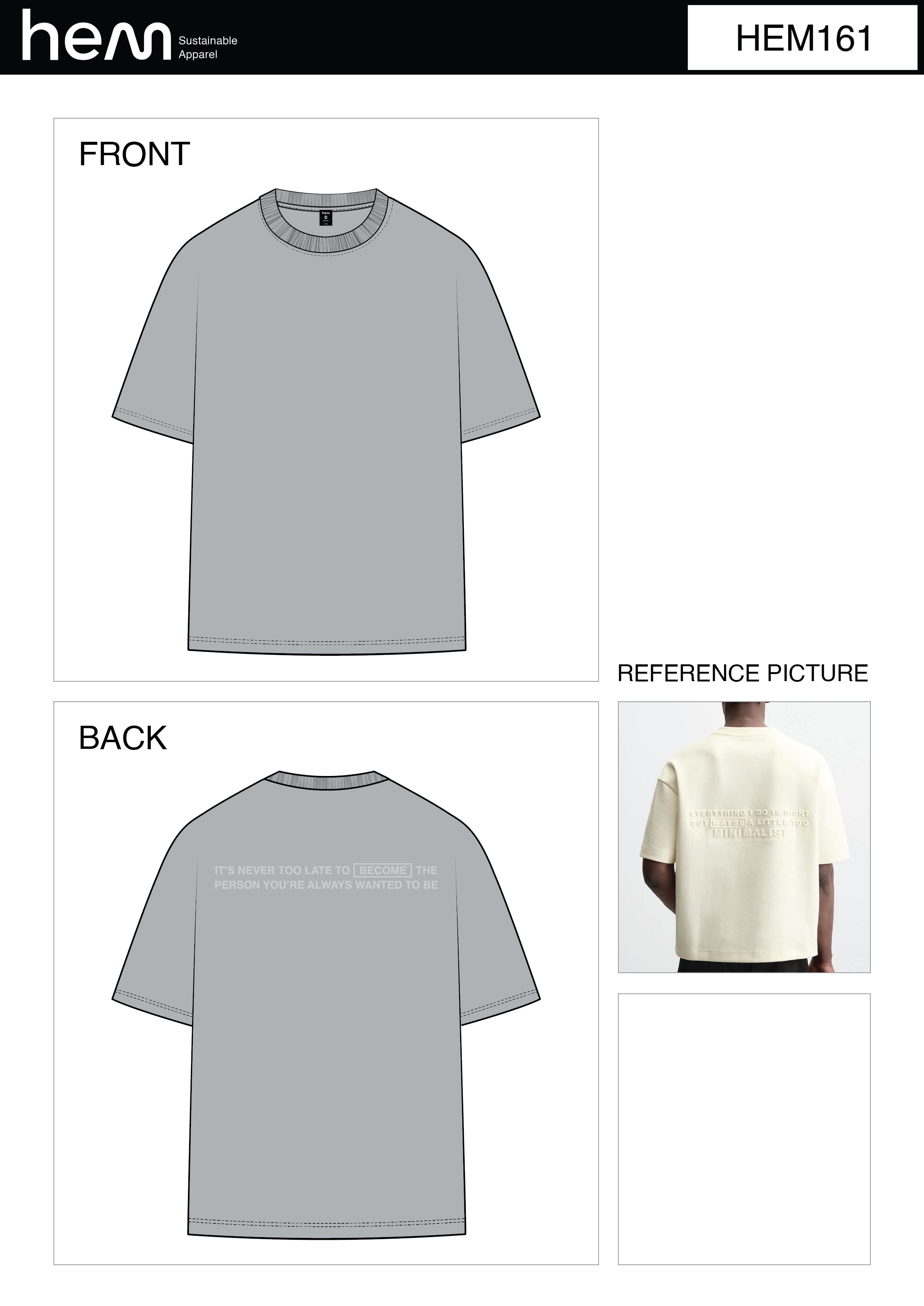 T-SHIRT HEM161