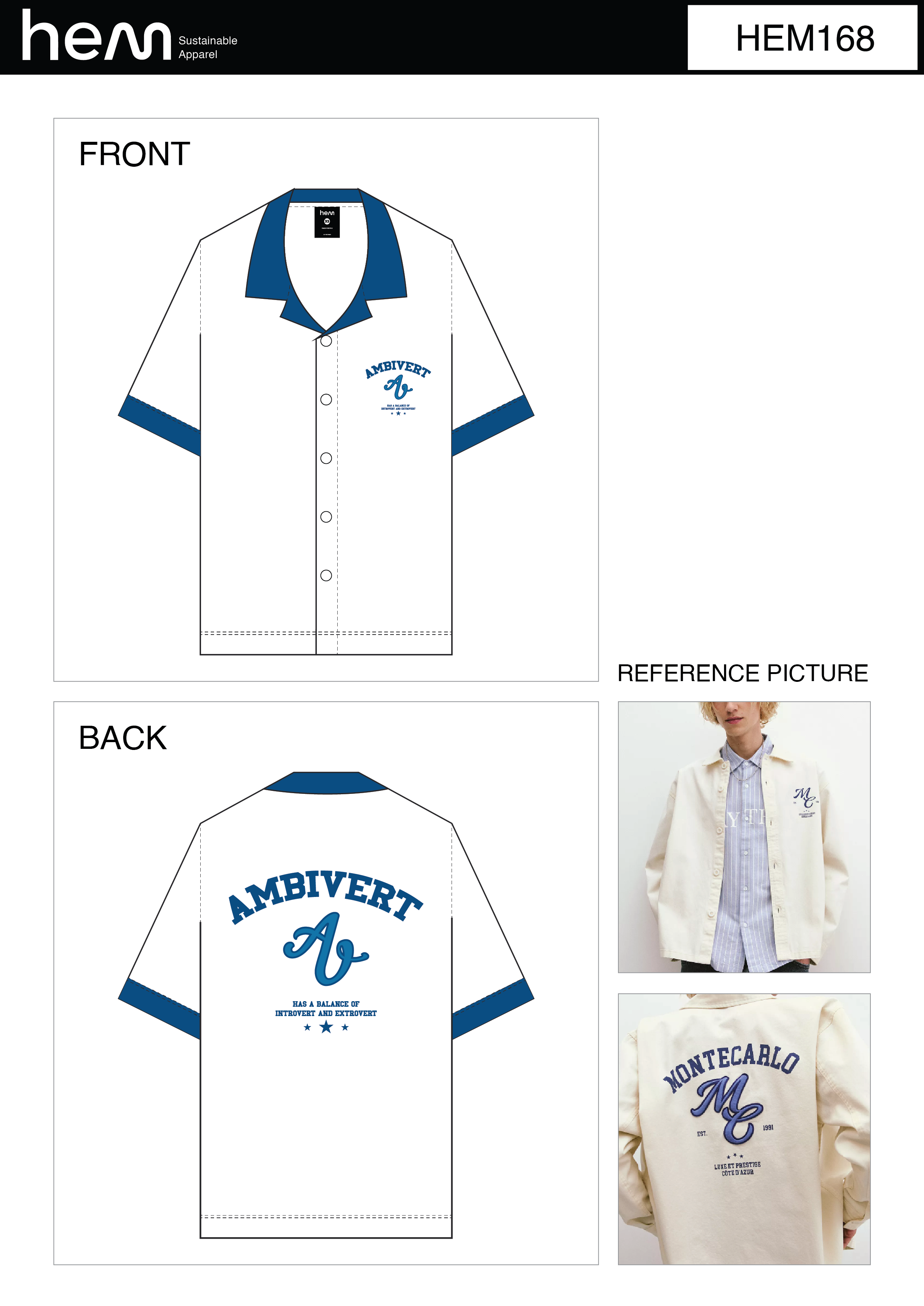 MEN SHIRT HEM168