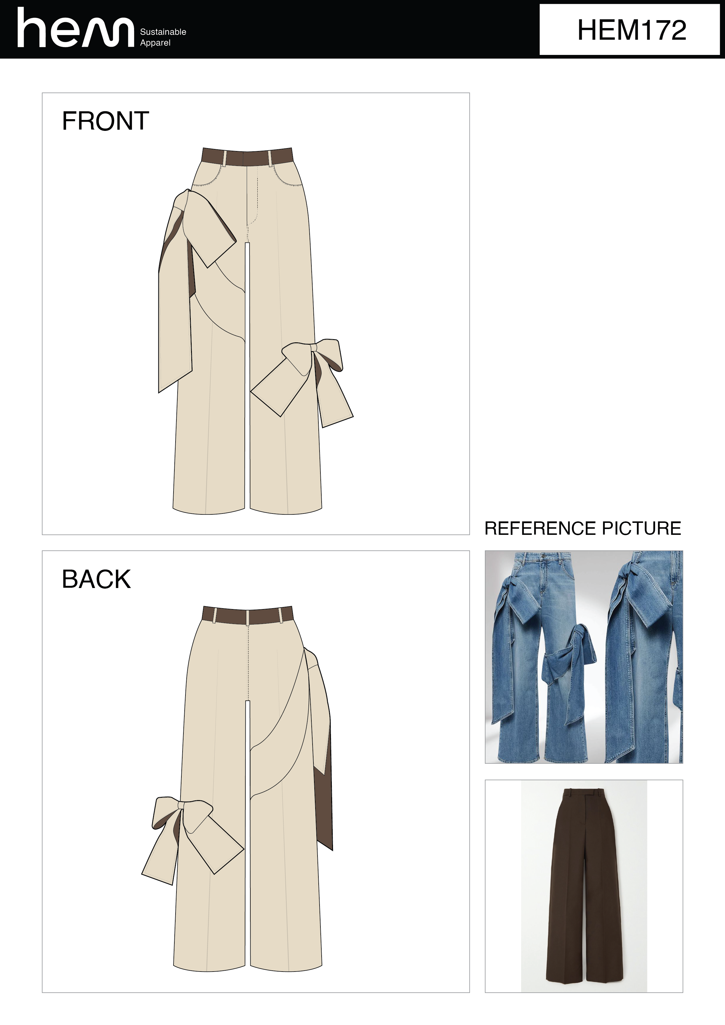 WOMEN PANTS HEM172