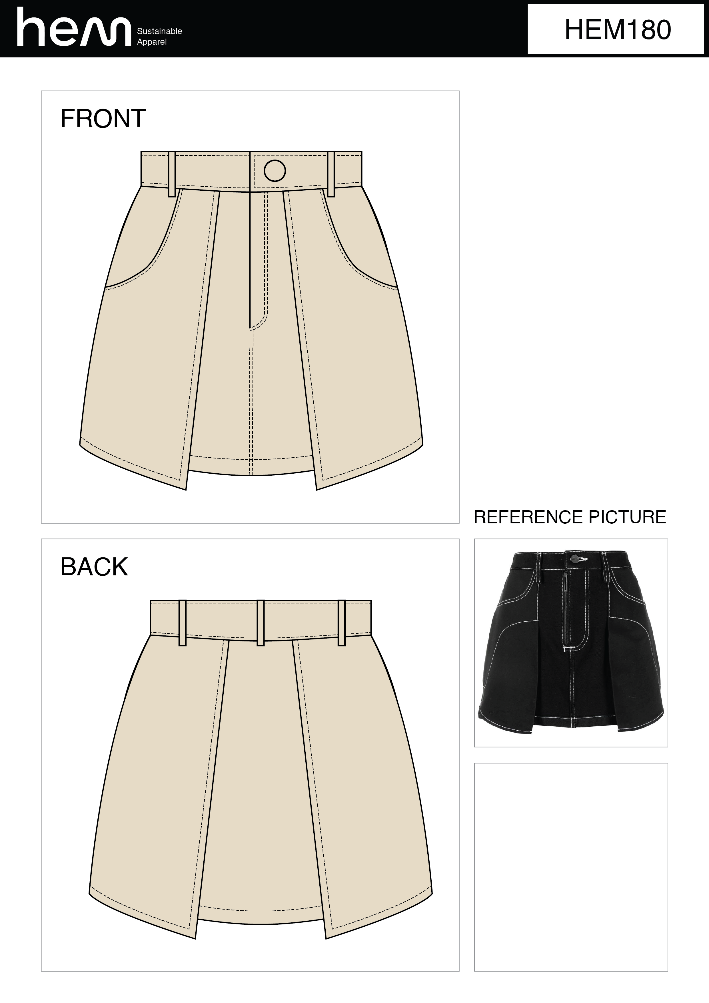 SKIRT HEM180