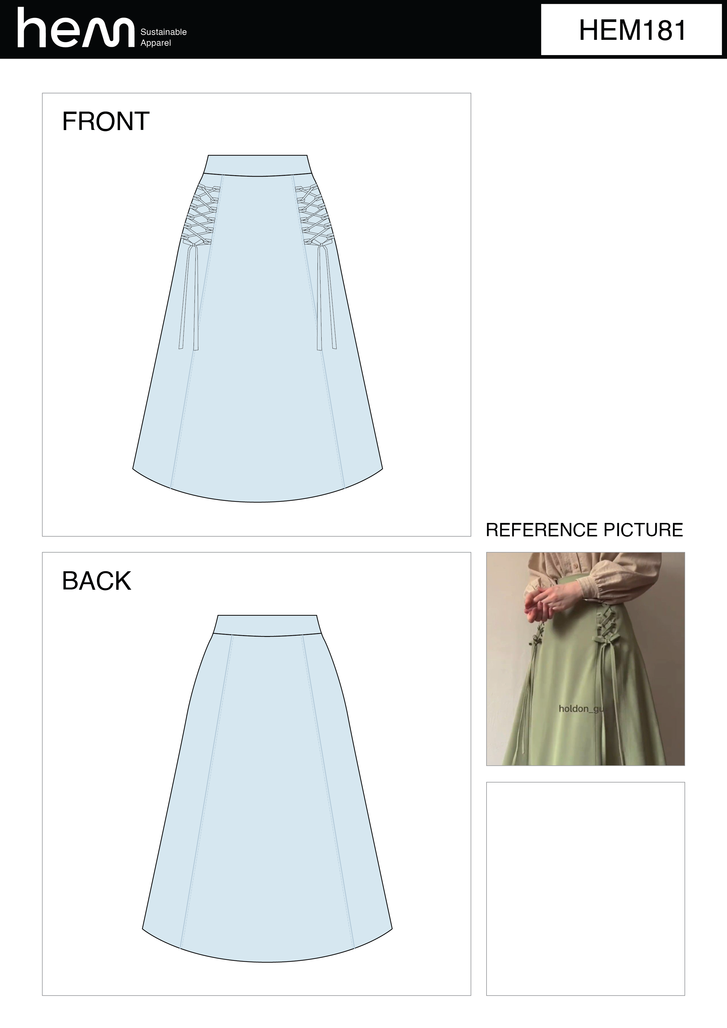 SKIRT HEM181