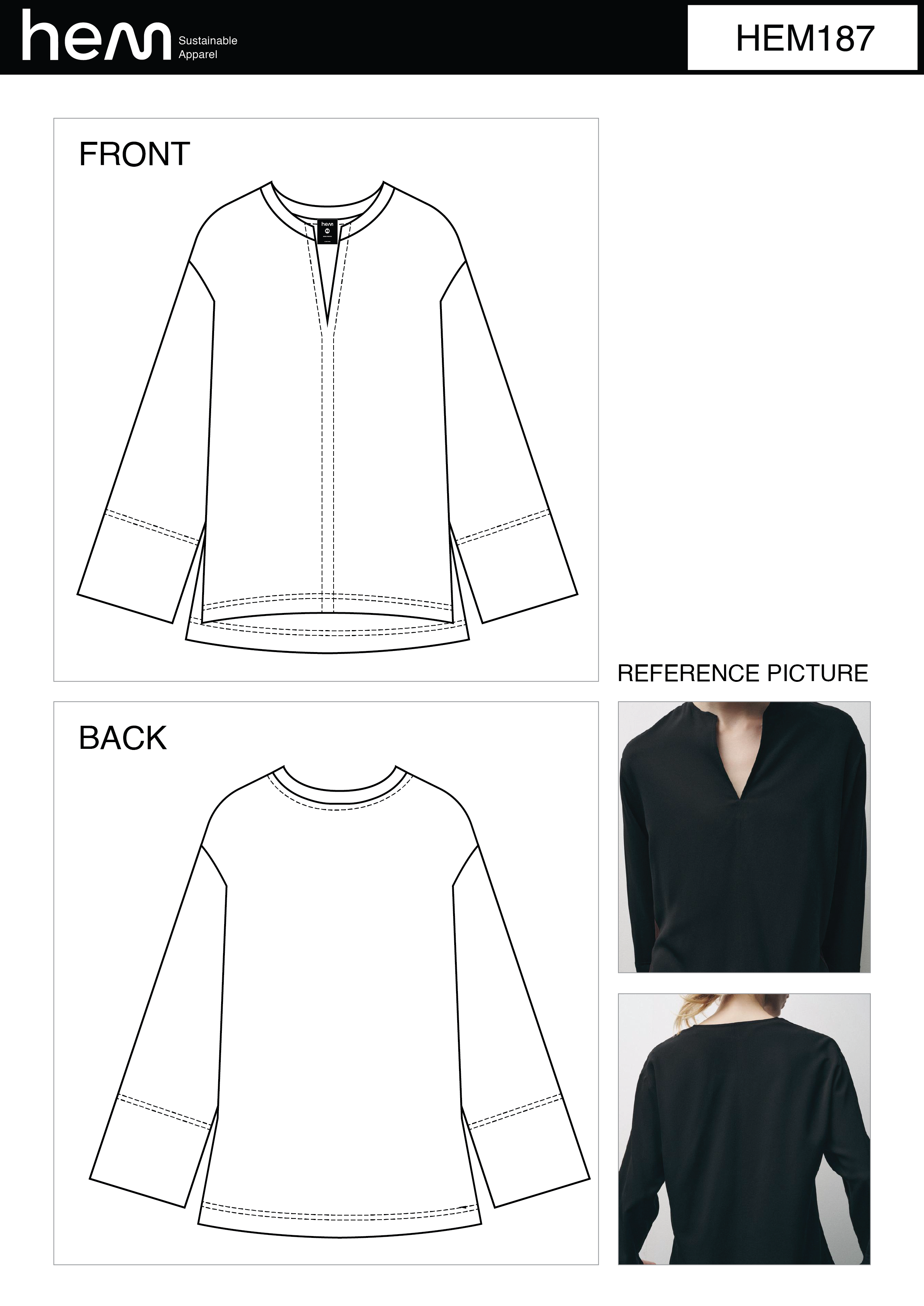WOMEN SHIRT HEM187