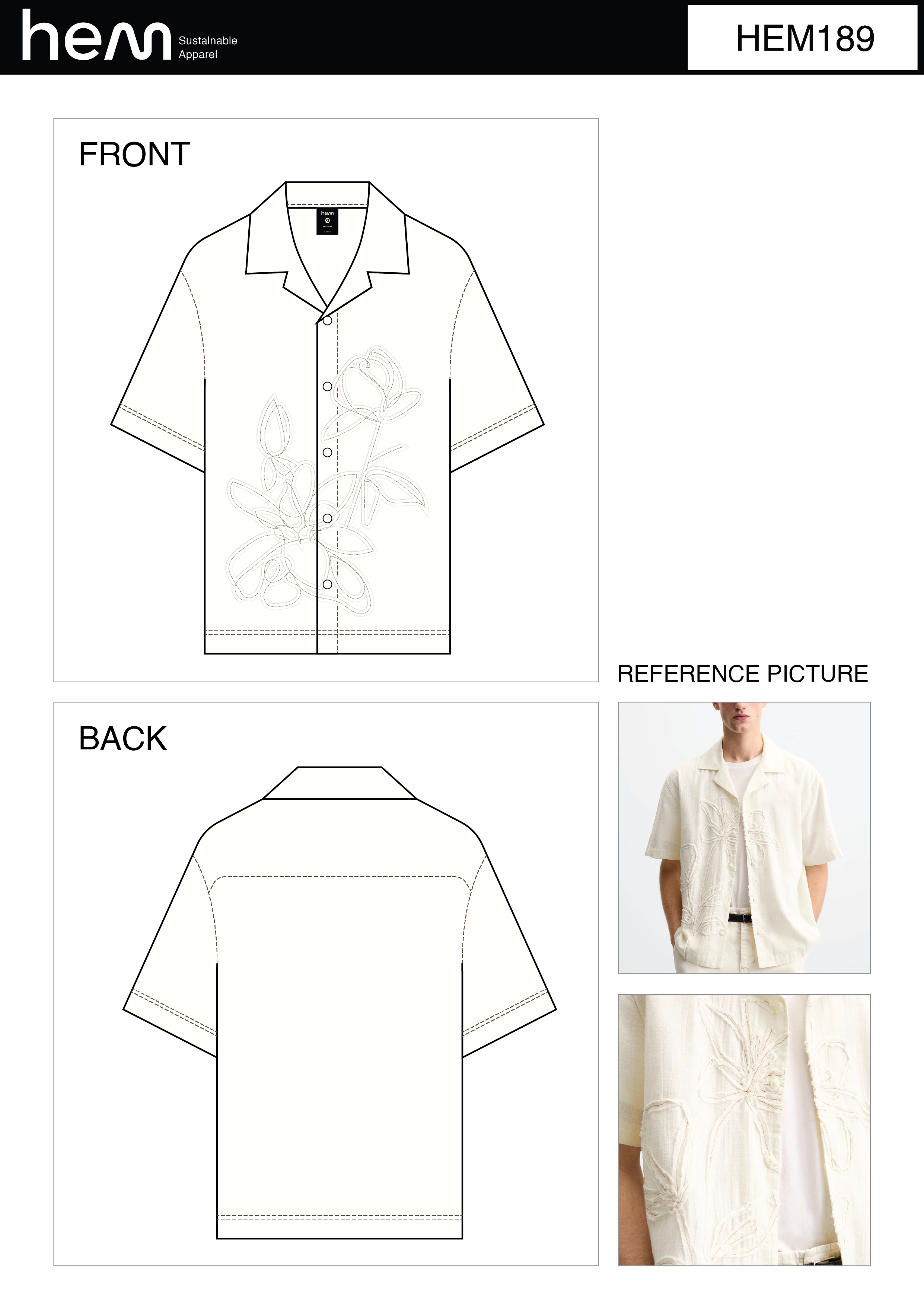 MEN SHIRT HEM189