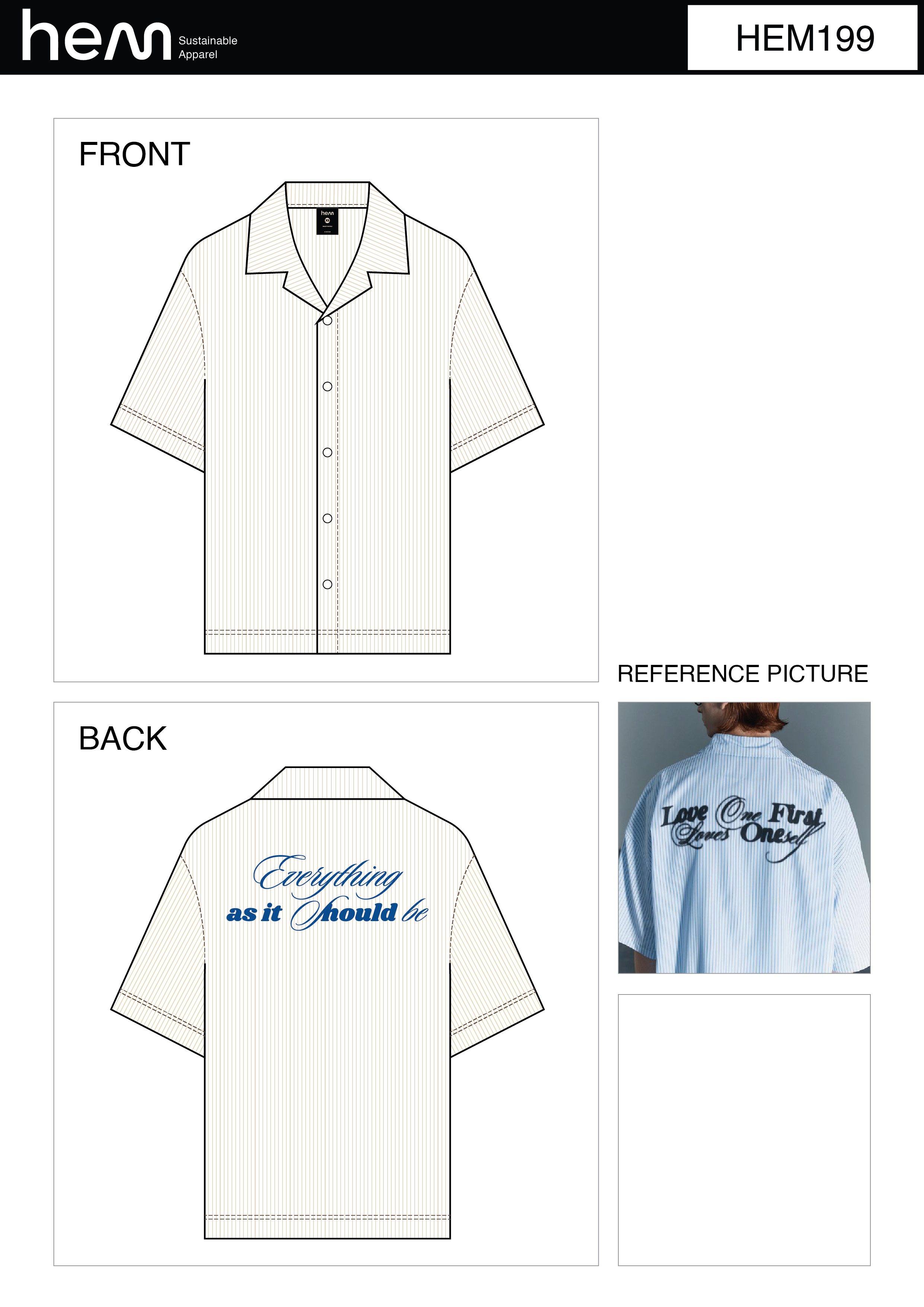 MEN SHIRT HEM199