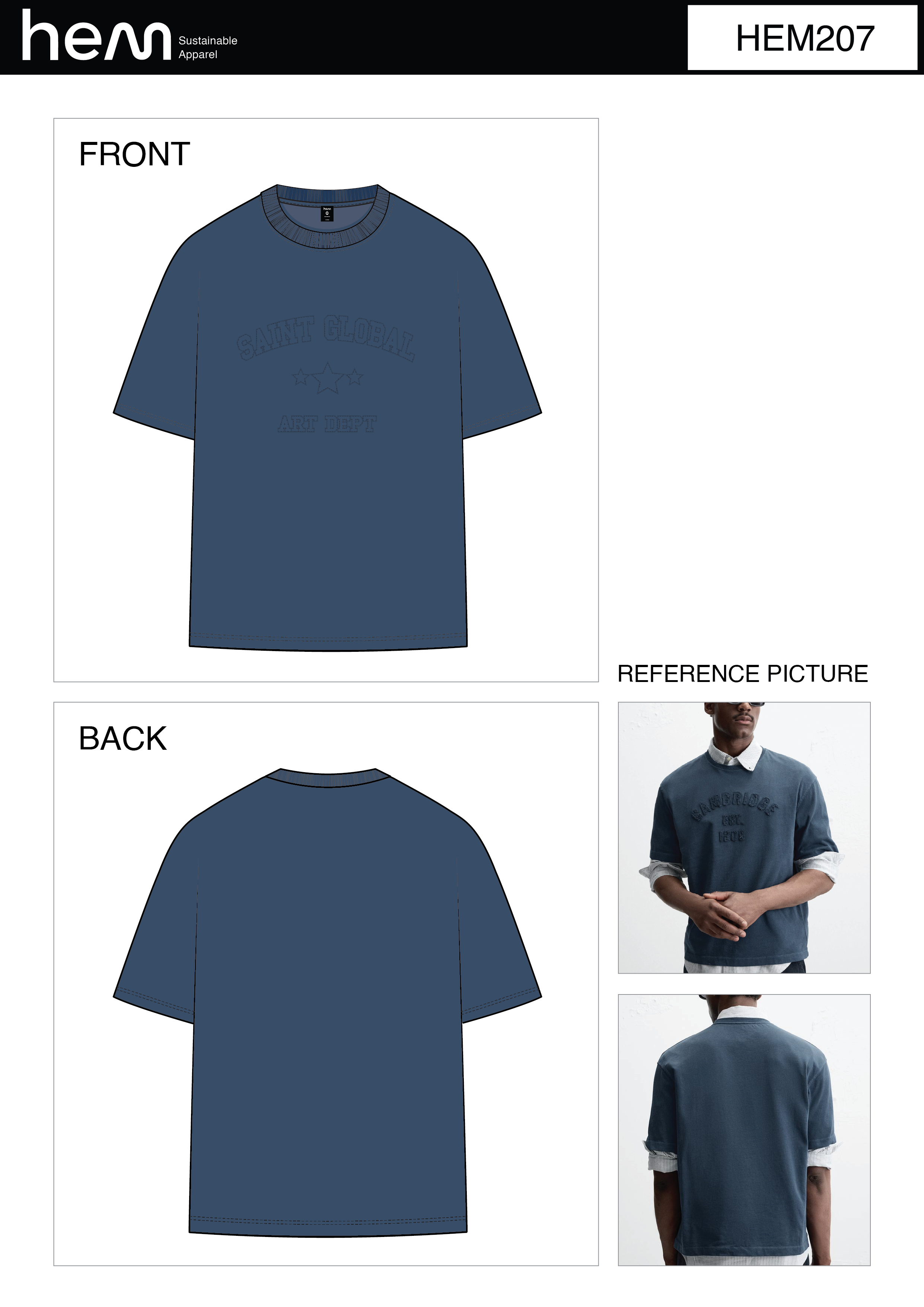 T-SHIRT HEM207