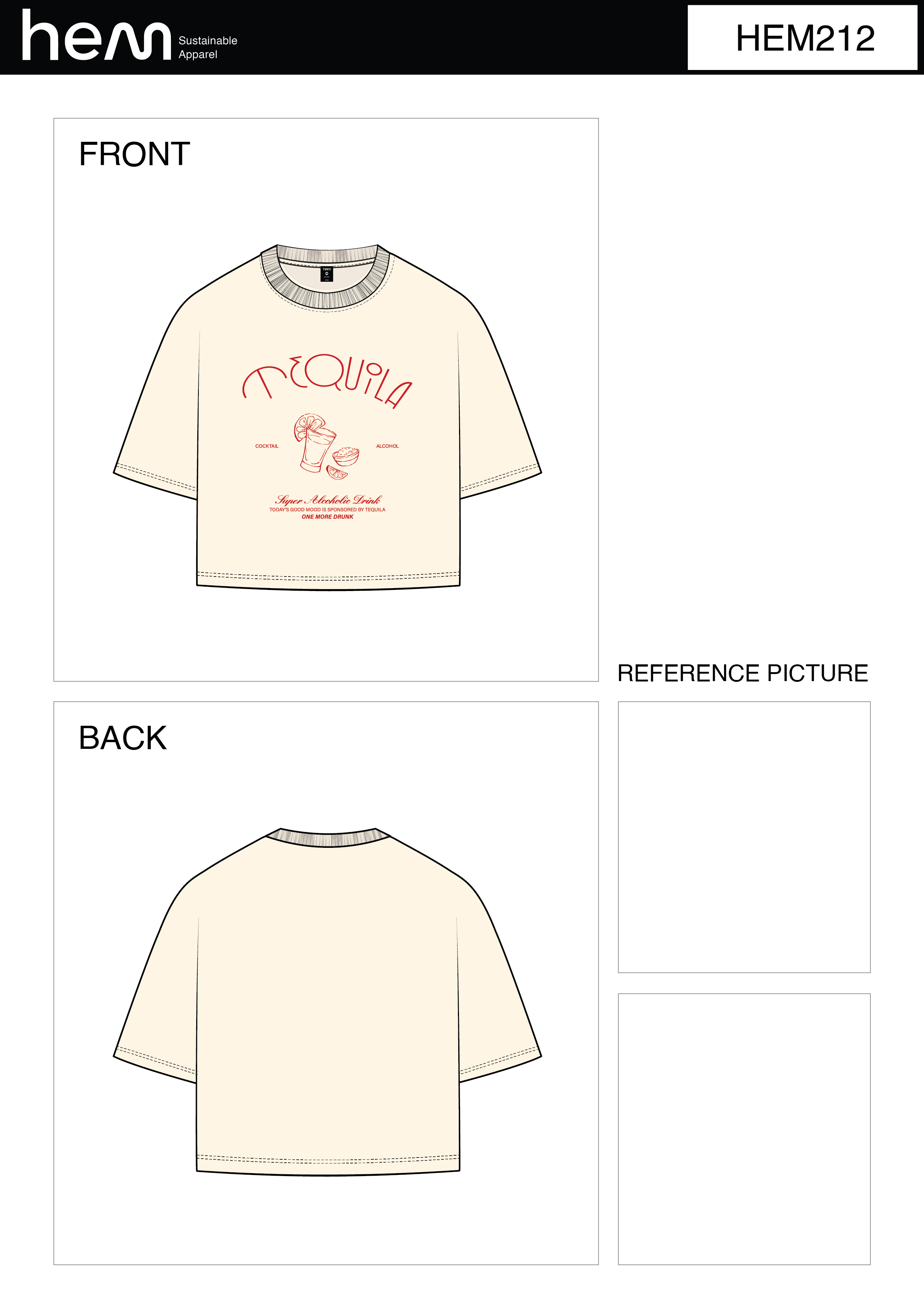 WOMEN T-SHIRT HEM212