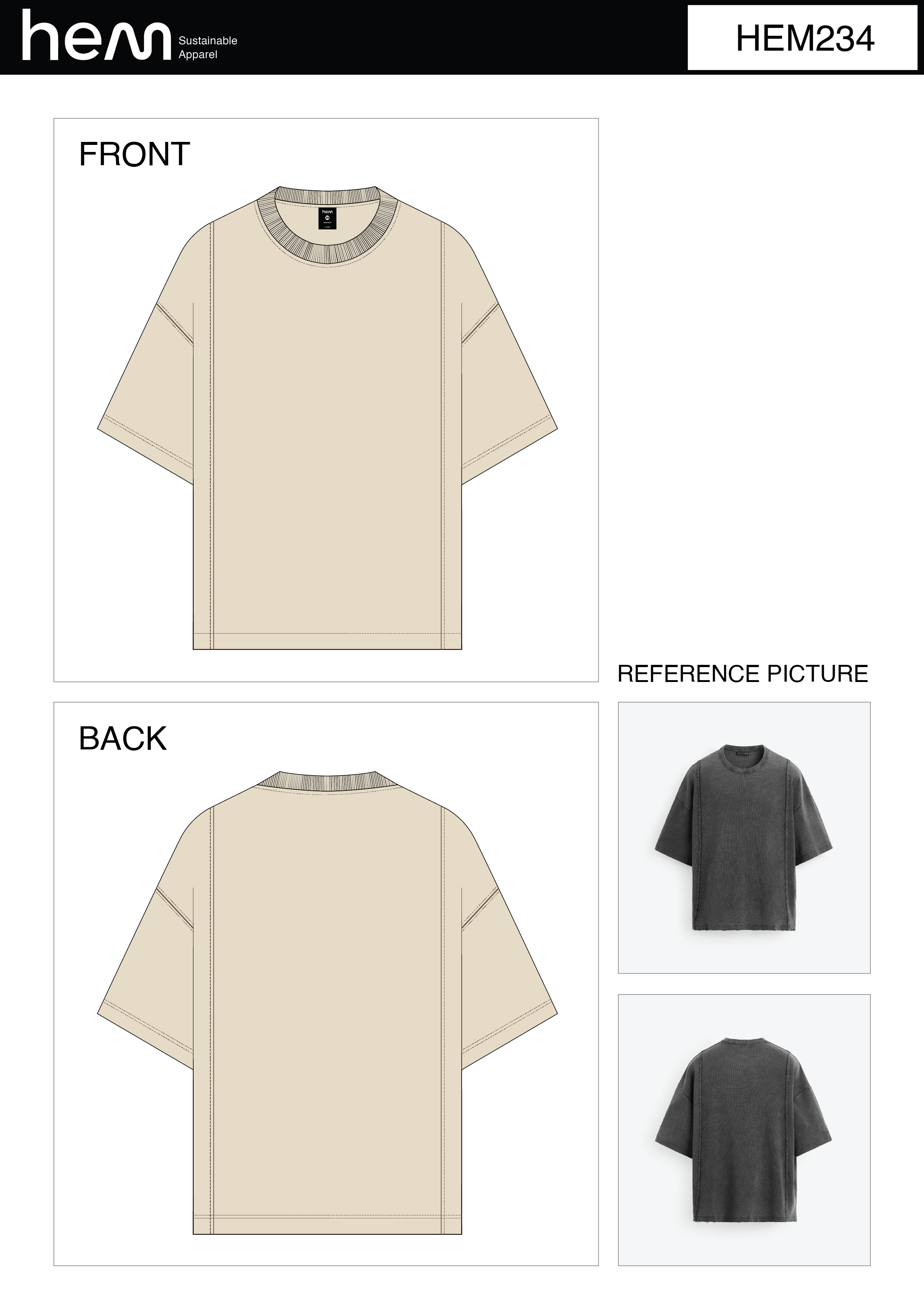 T-SHIRT HEM234