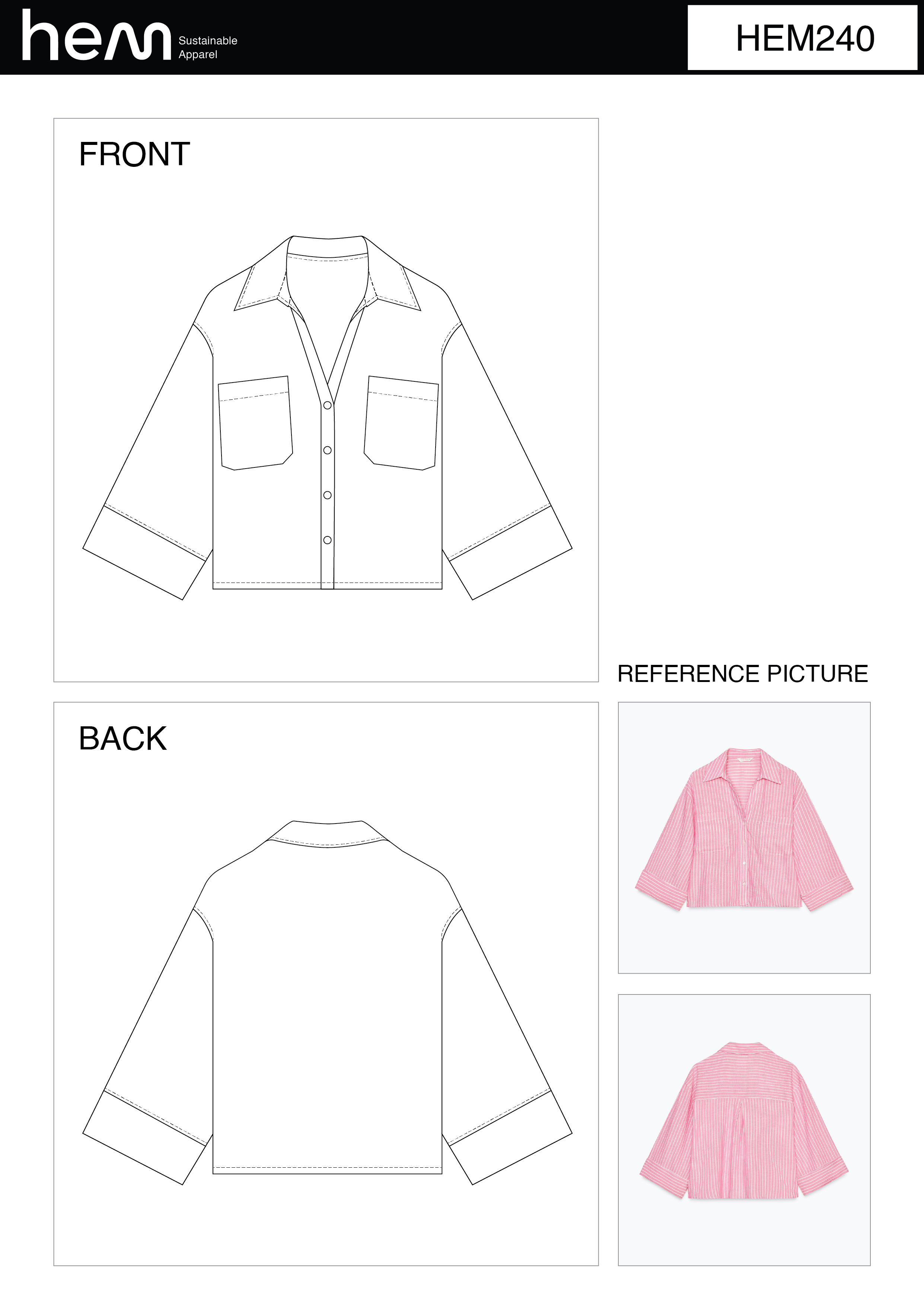 WOMEN SHIRT HEM240