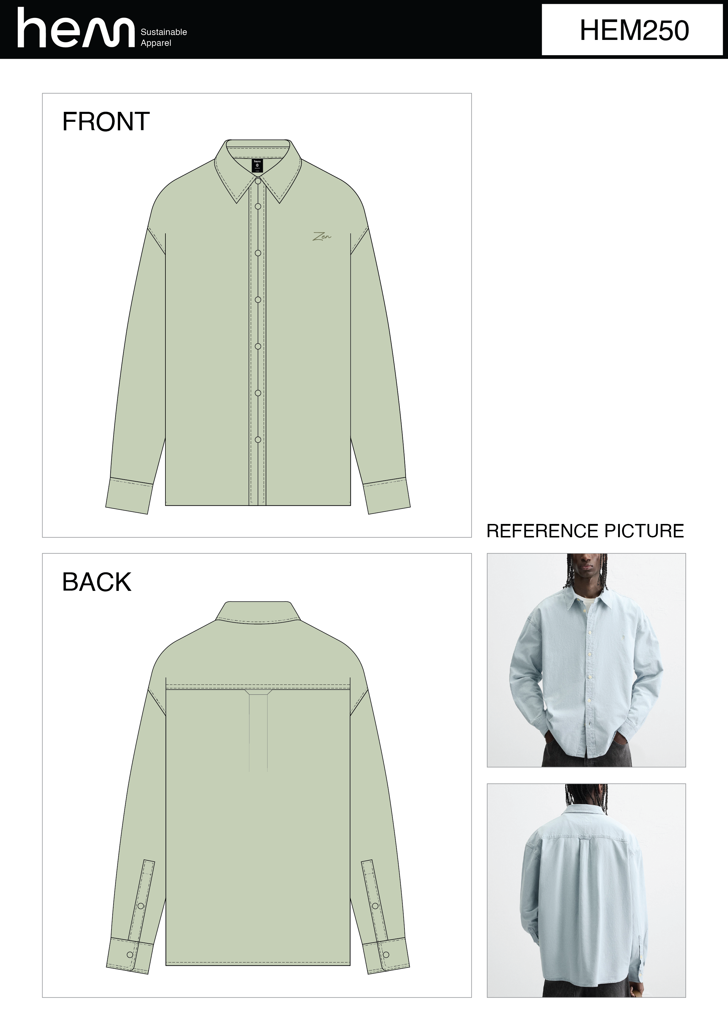 MEN SHIRT HEM250