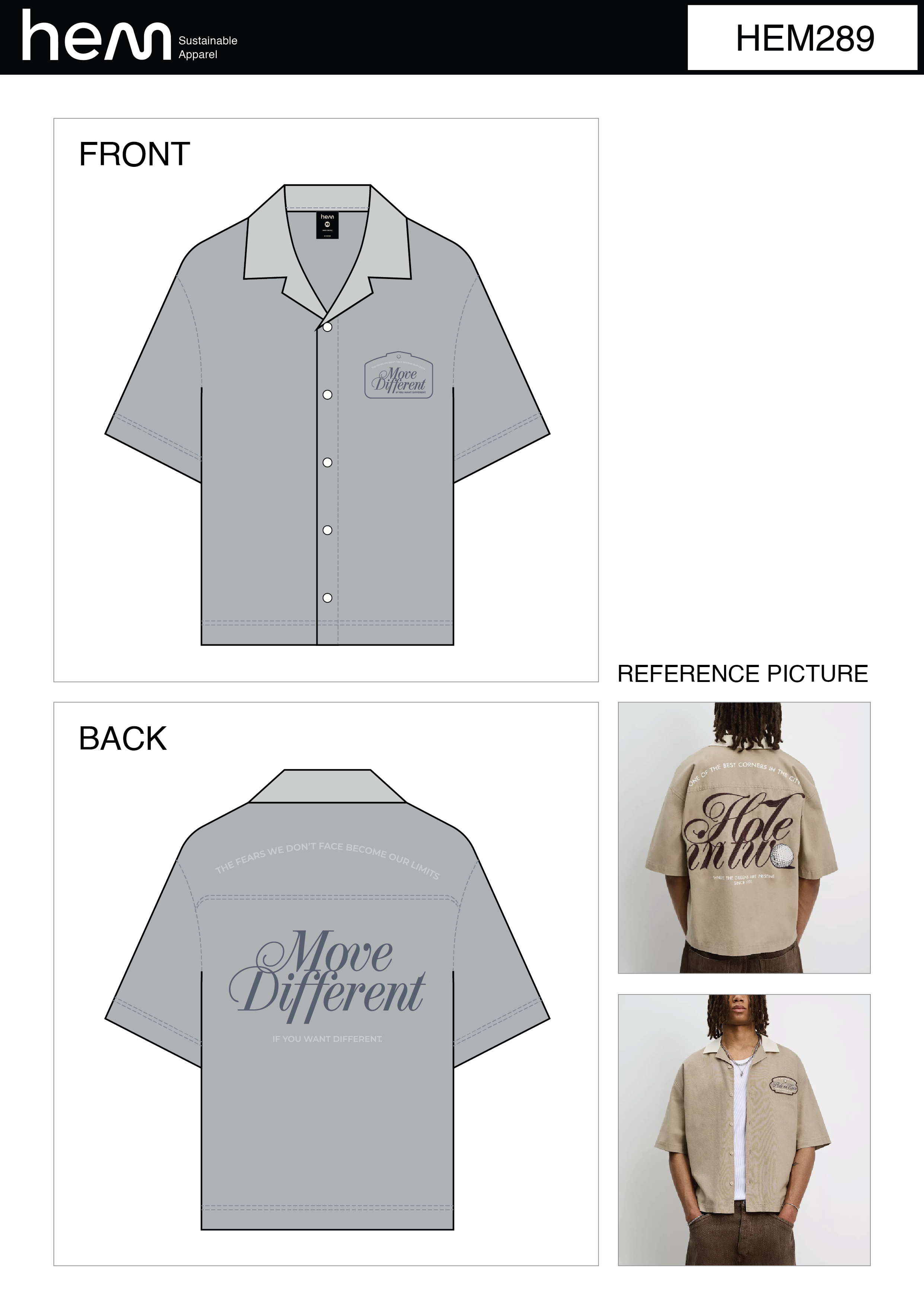 MEN SHIRT HEM289
