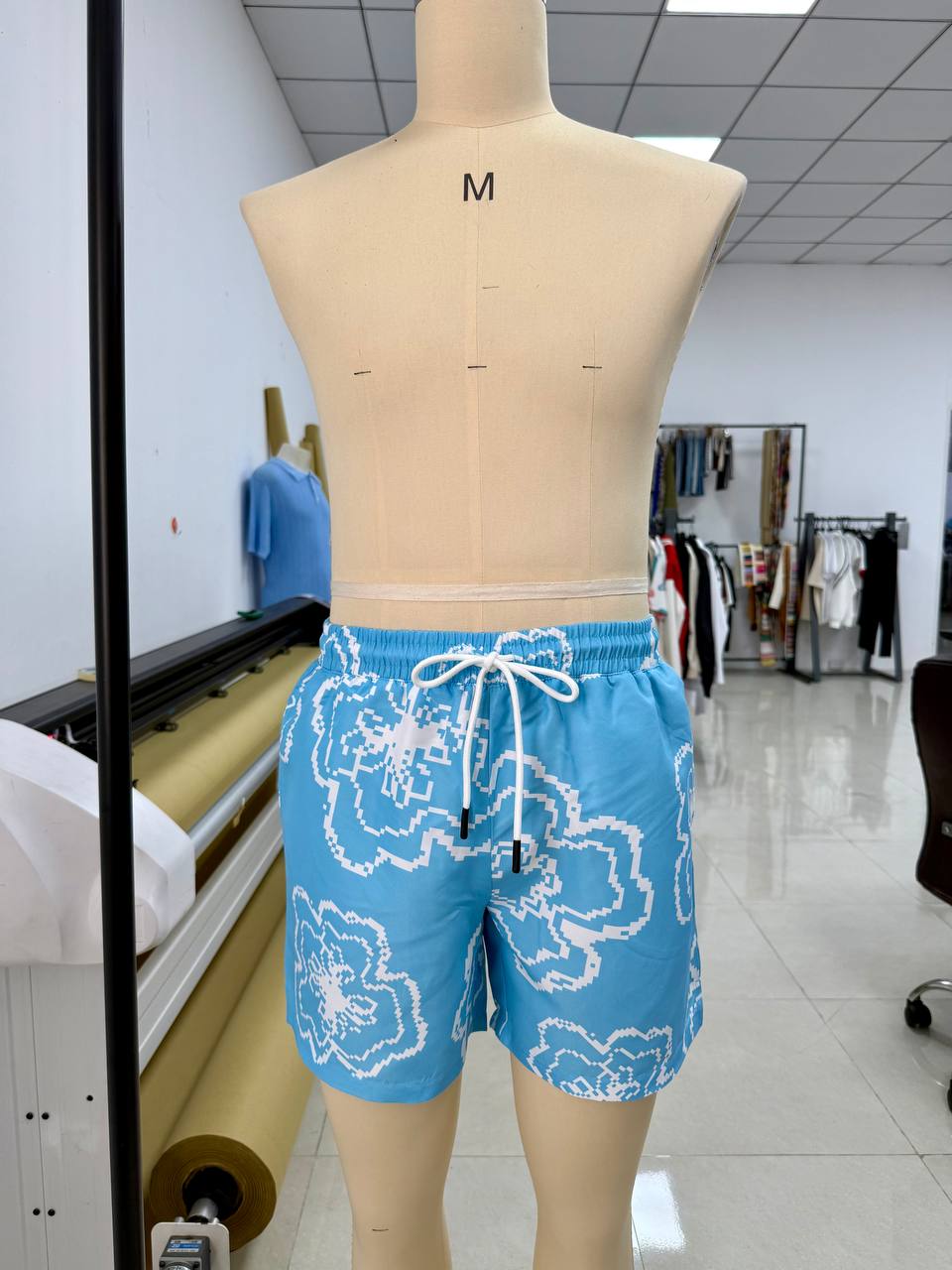 OEM Sublimation Summer Shorts – 220gsm Polyester Quick Dry Beachwear