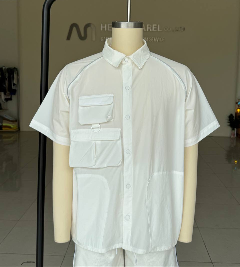 OEM Men Casual Shirt β Regular Fit with Custom Print/Embroidery