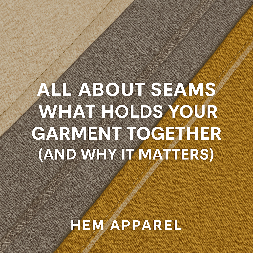 All About Seams: What Holds Your Garment Together (and Why It Matters)