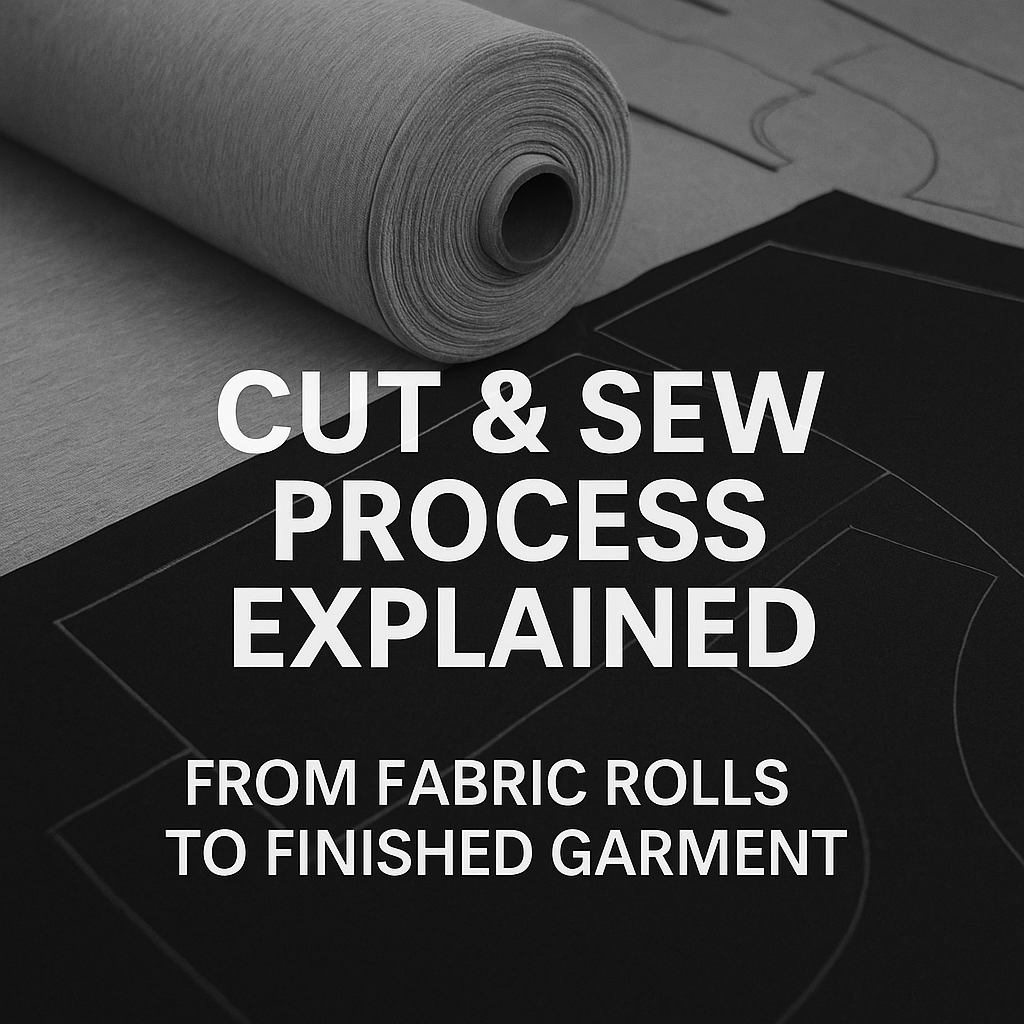 Cut & Sew Process Explained: From Fabric Rolls to Finished Garment