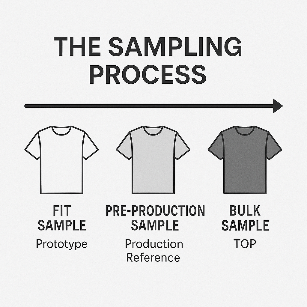 The Sampling Process: Fit Sample vs Pre-Production Sample vs Bulk Sample