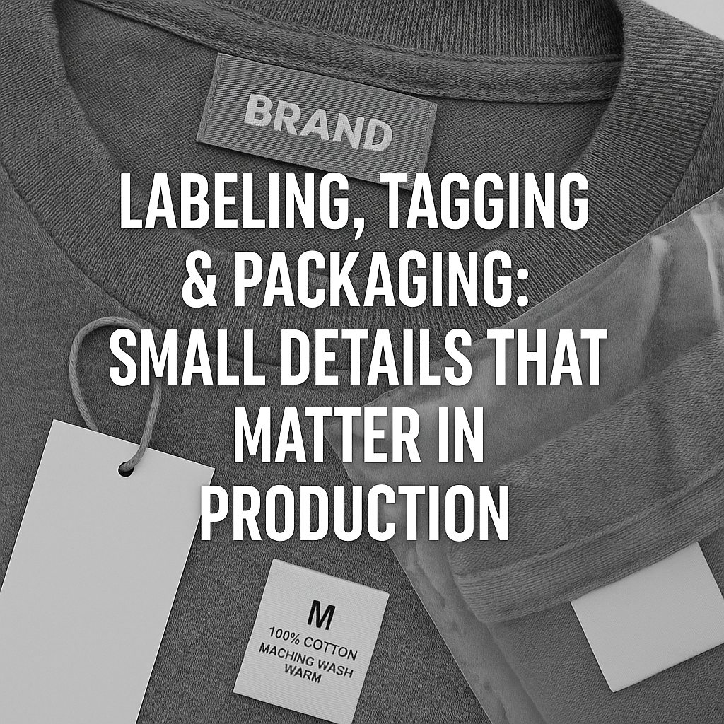 Labeling, Tagging & Packaging: Small Details that Matter in Production