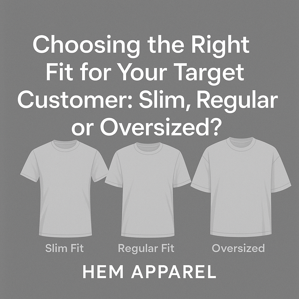 Choosing the Right Fit for Your Target Customer: Slim, Regular or Oversized?