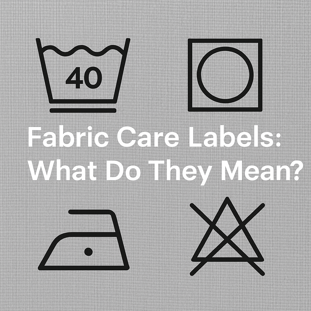 Fabric Care Labels: What Do They Mean?