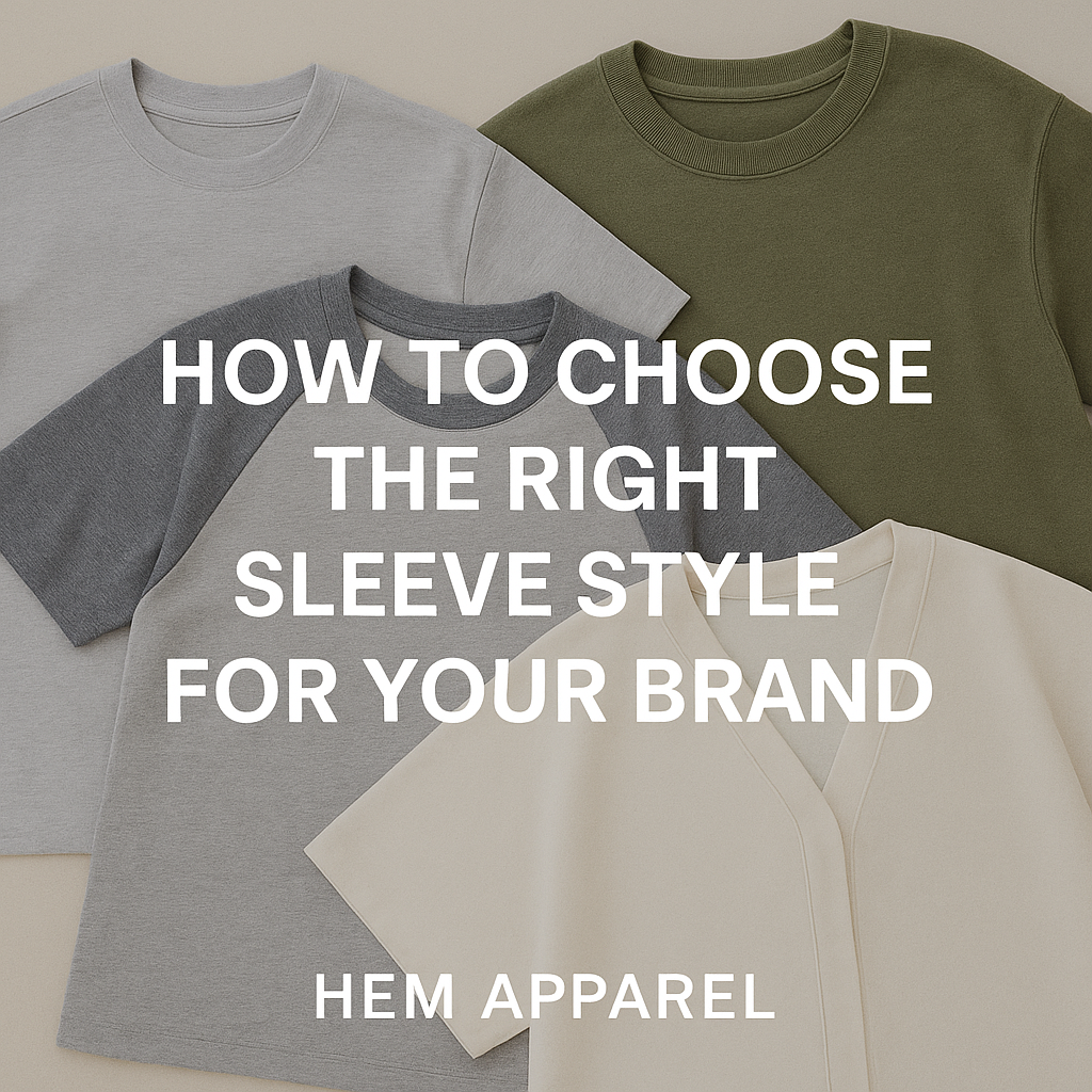 How to Choose the Right Sleeve Style for Your Brand