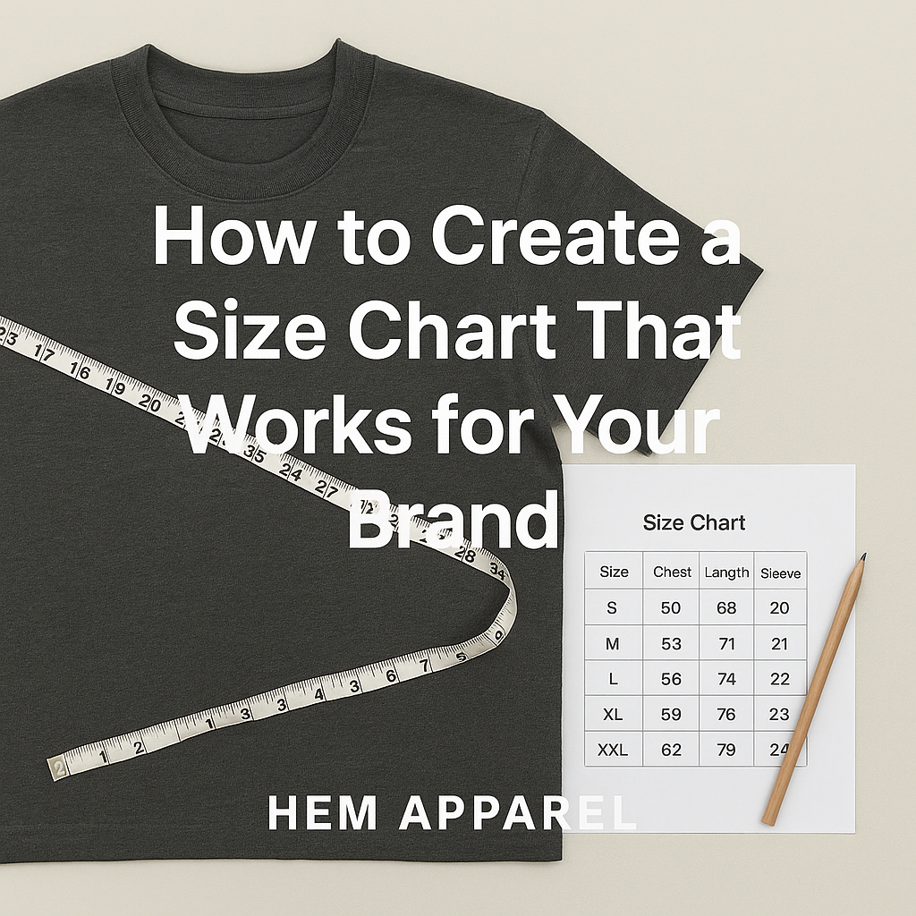 How to Create a Size Chart That Works for Your Brand