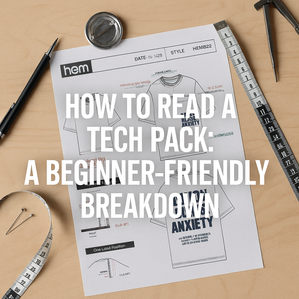How to Read a Tech Pack: A Beginner-Friendly Breakdown – hemapparelvn