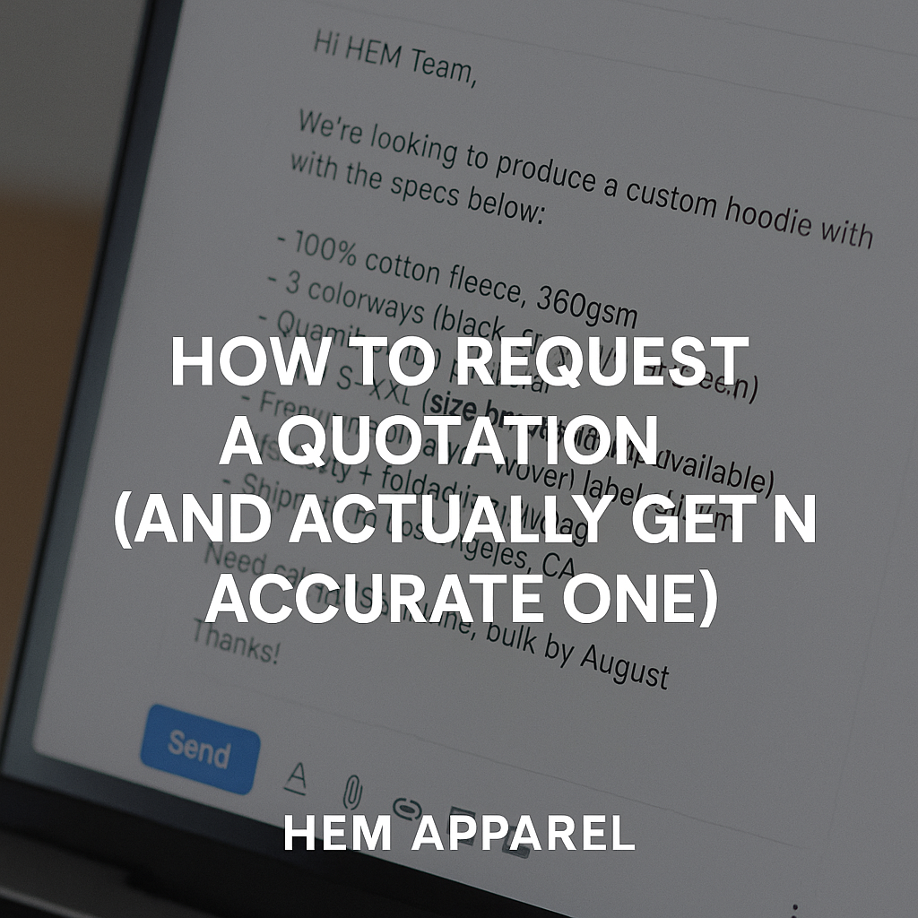 How to Request a Quotation (and Actually Get an Accurate One)