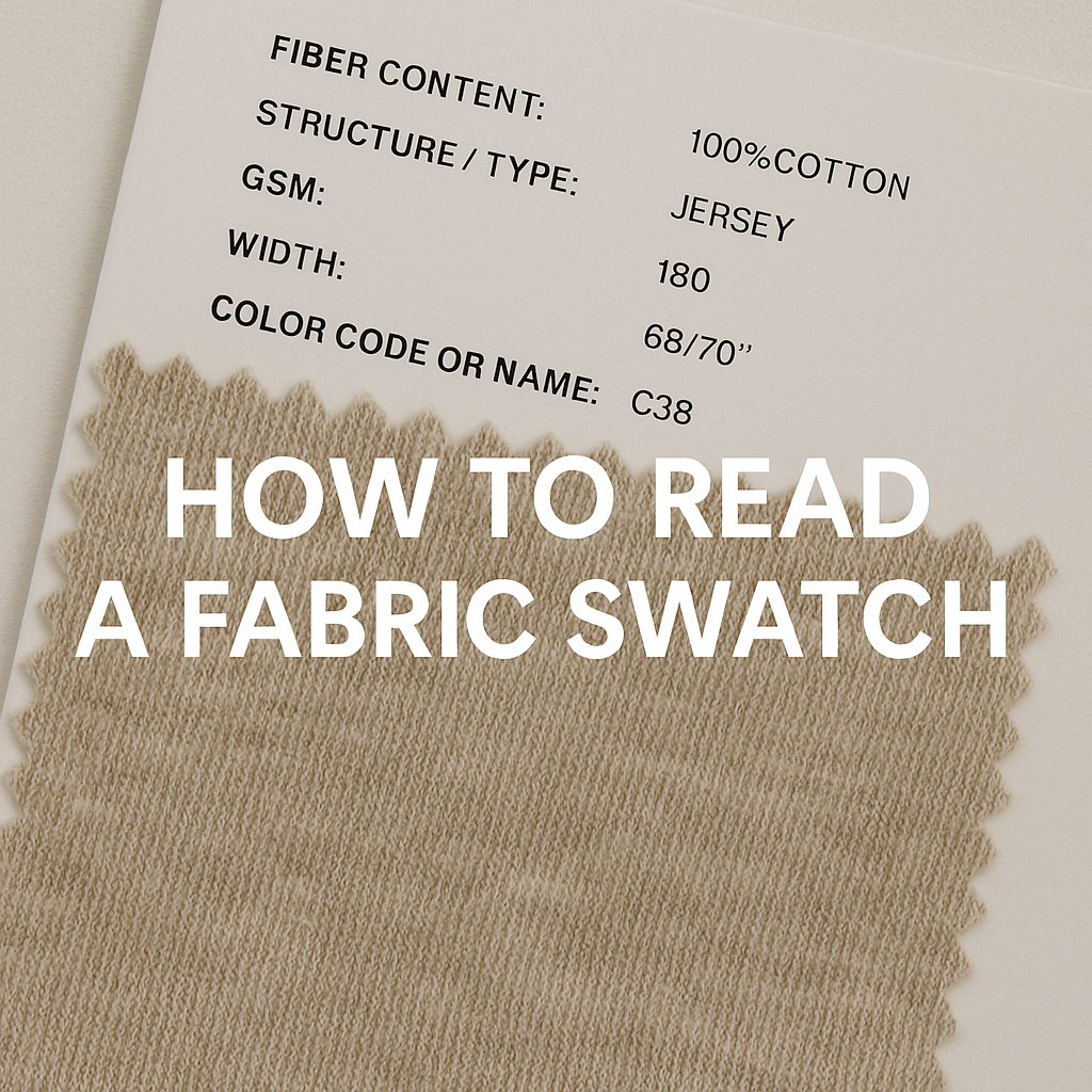 Reference Swatch How to Read a Fabric Swatch – hemapparelvn