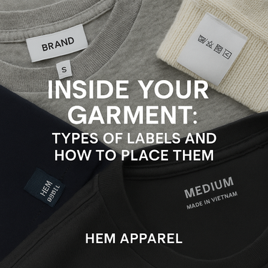 Guide Label Apparel Inside Your Garment: Types of Labels and How to Place Them – hemapparelvn
