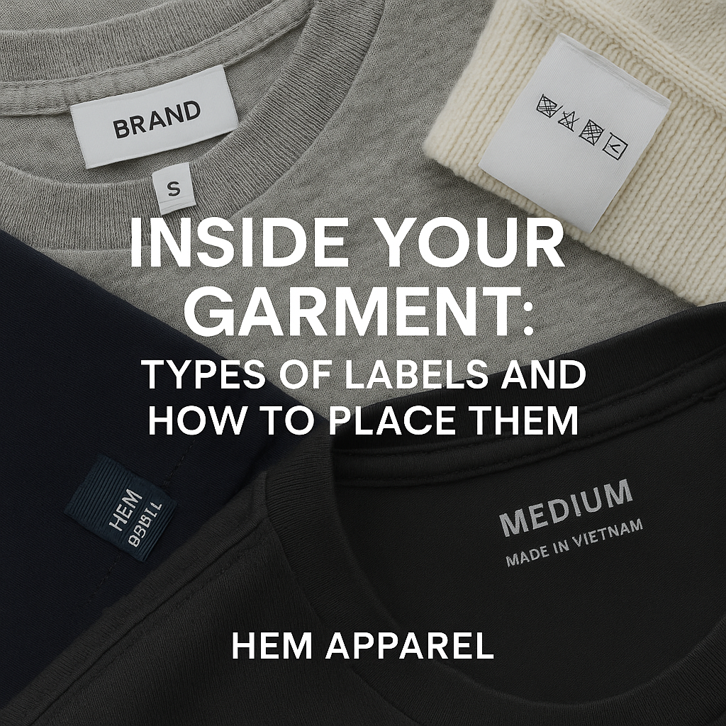 Inside Your Garment: Types of Labels and How to Place Them