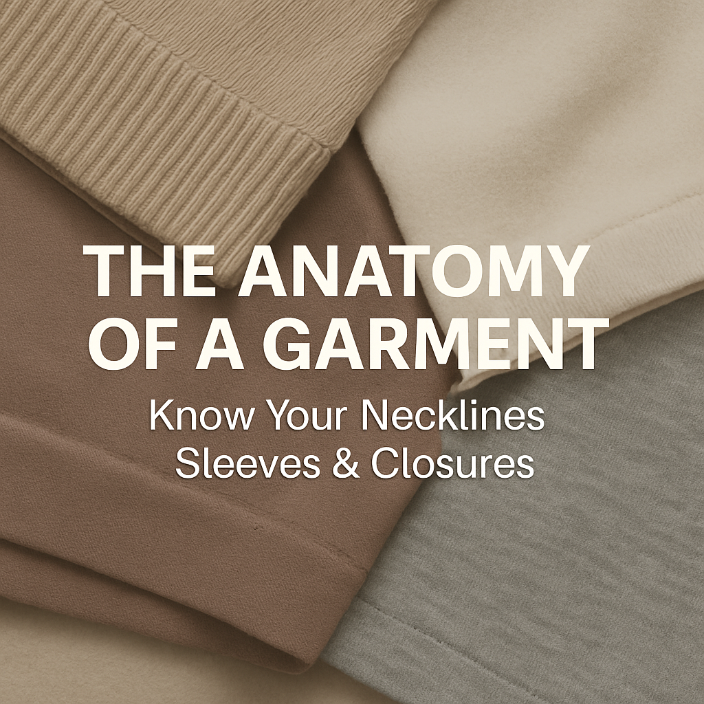 The Anatomy of a Garment: Know Your Necklines, Sleeves & Closures