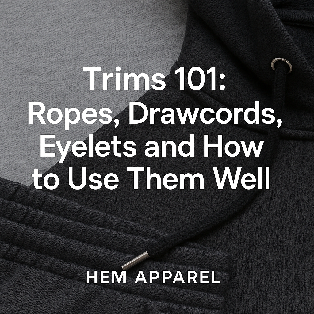 Trims 101: Ropes, Drawcords, Eyelets and How to Use Them Well
