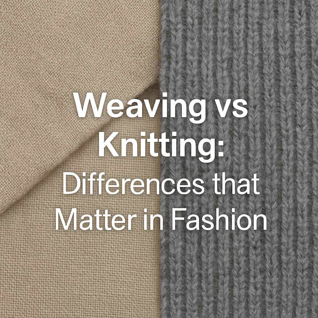 Weaving vs Knitting: Differences that Matter in Fashion